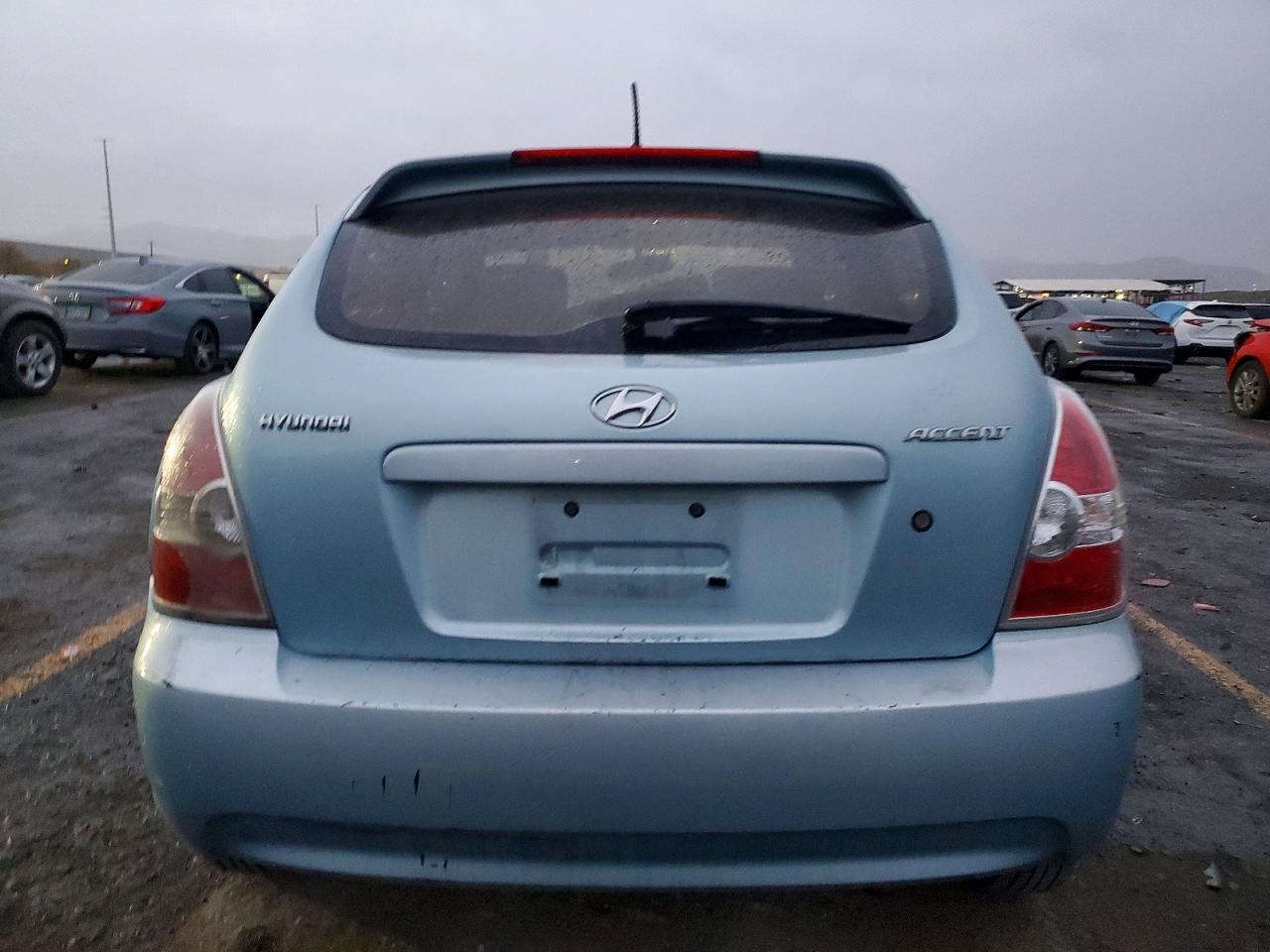 2010 HYUNDAI ACCENT BLUE photo 6