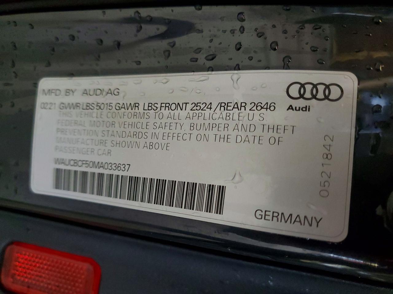 2021 AUDI A5 PREMIUM PLUS 40 photo 13