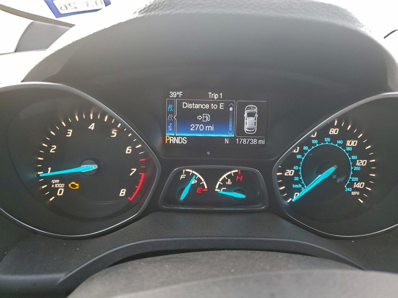 2016 FORD ESCAPE SE photo 9