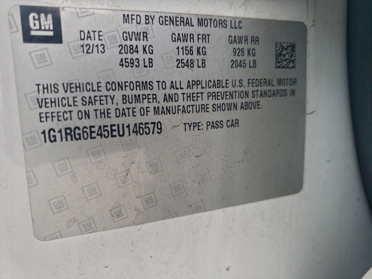 2014 CHEVROLET VOLT photo 13