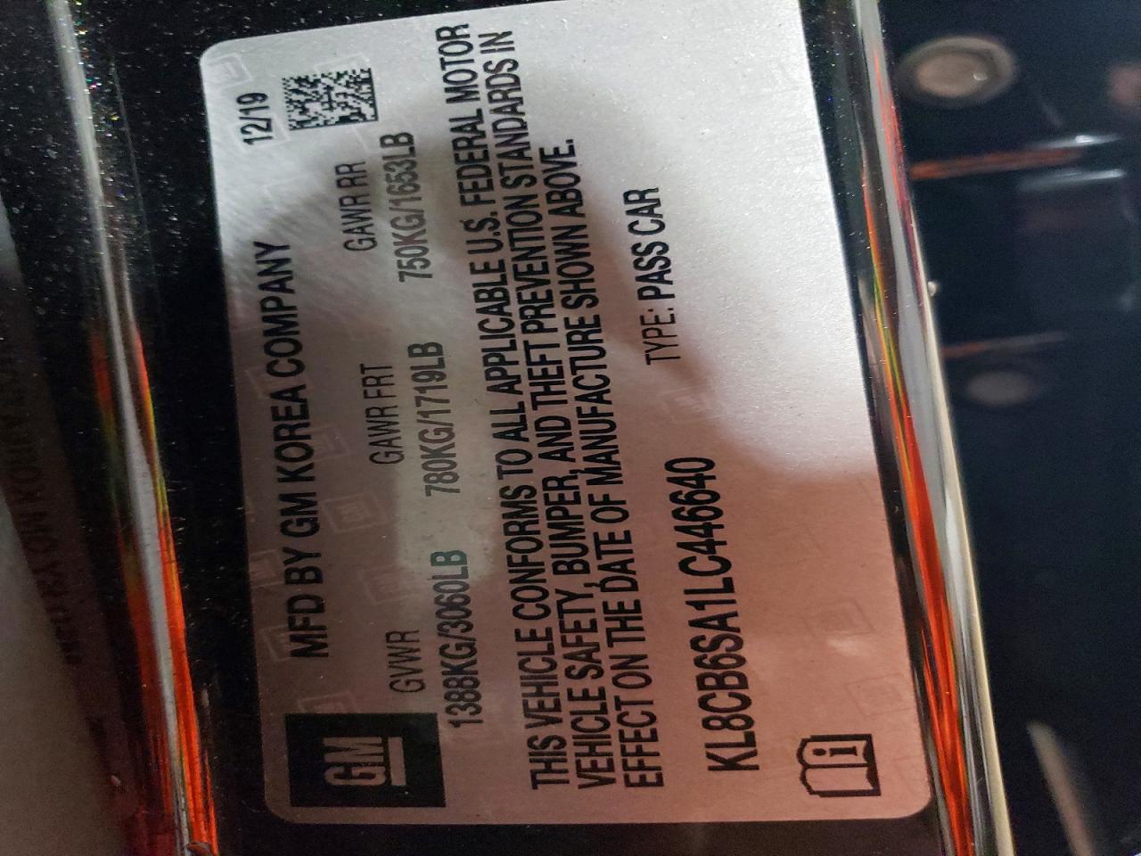 2020 CHEVROLET SPARK LS photo 23