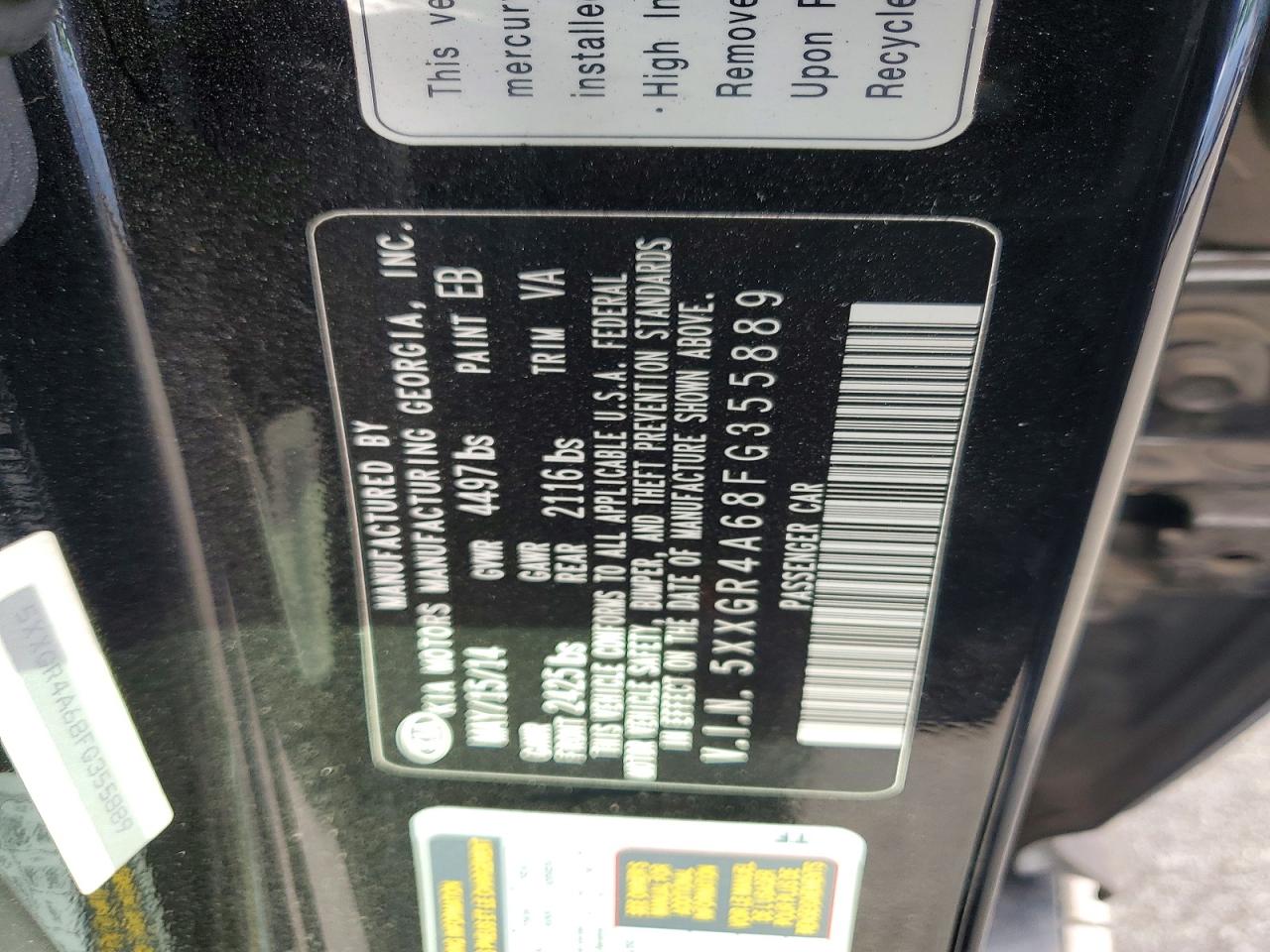 2015 KIA OPTIMA SX photo 12