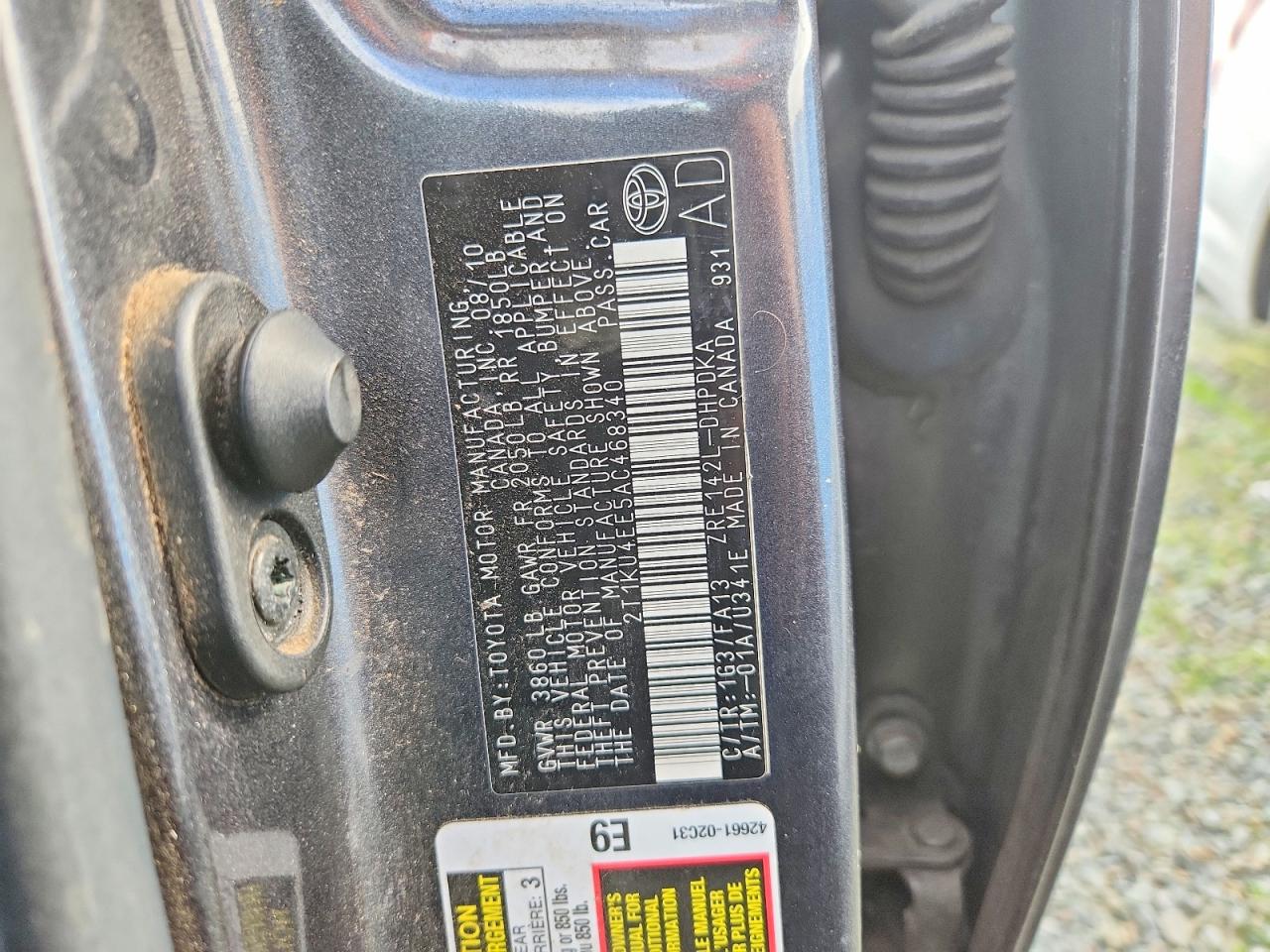 2010 TOYOTA COROLLA MATRIX photo 23