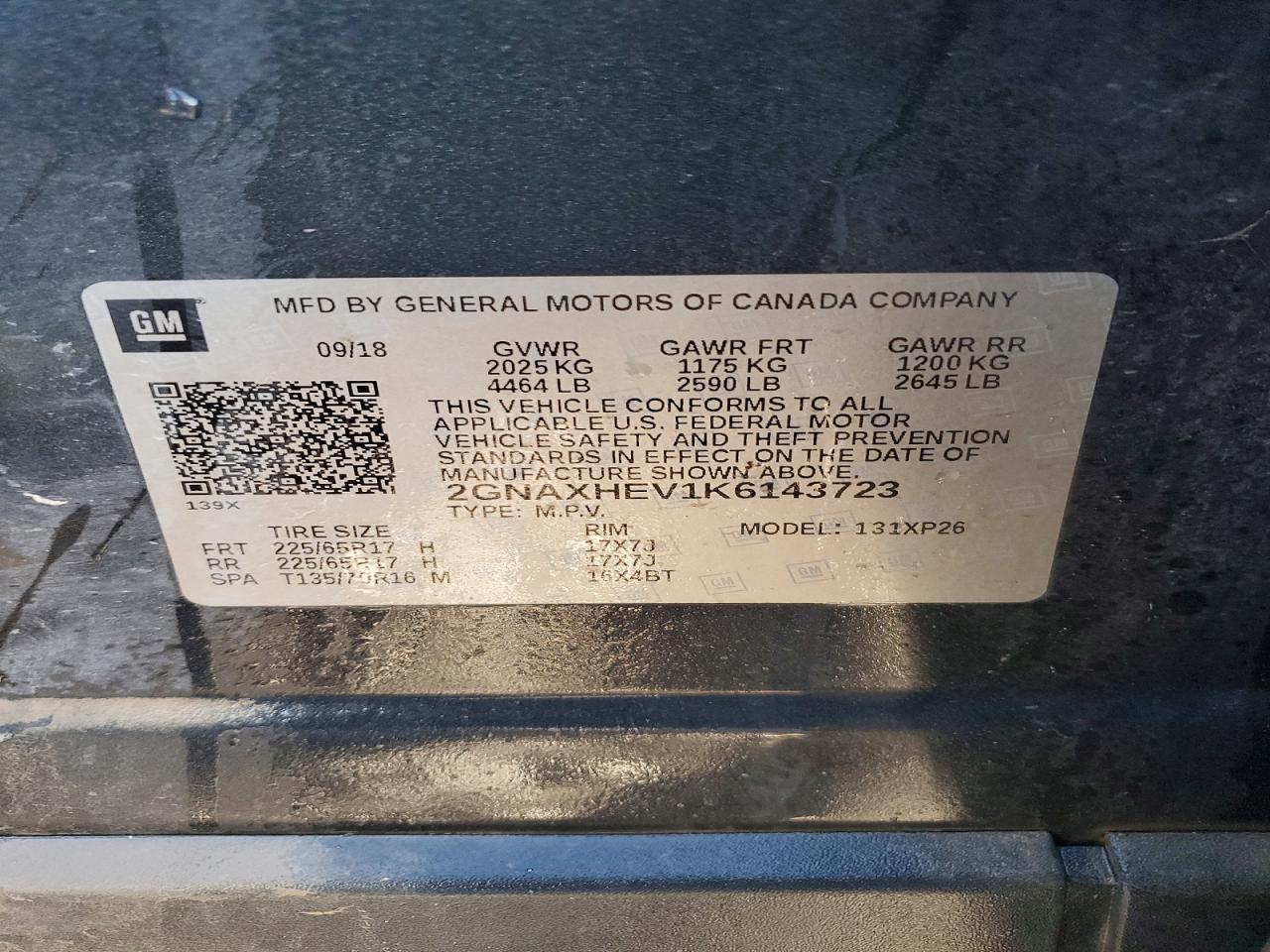 2019 CHEVROLET EQUINOX LS photo 13