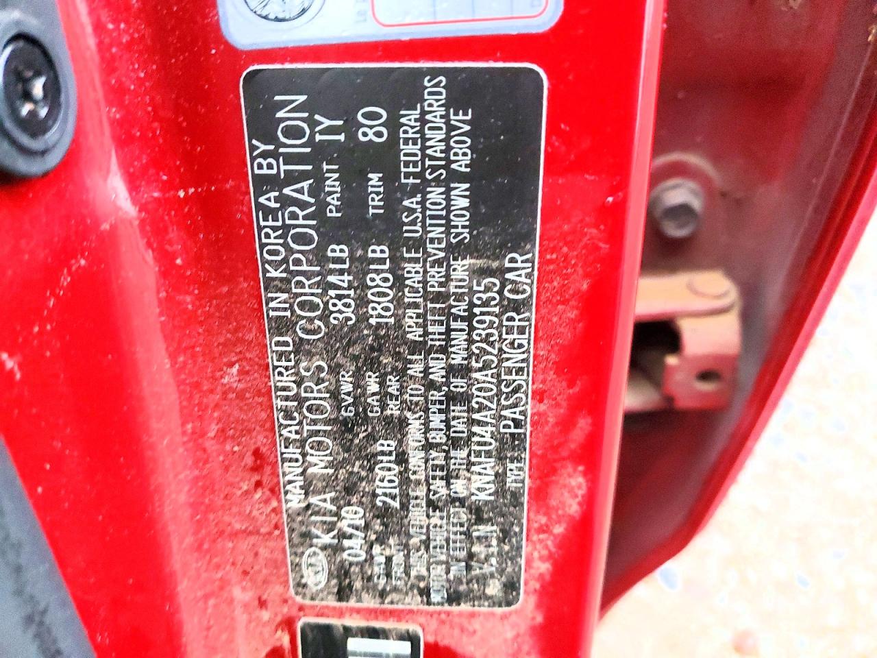 2010 KIA FORTE EX photo 23