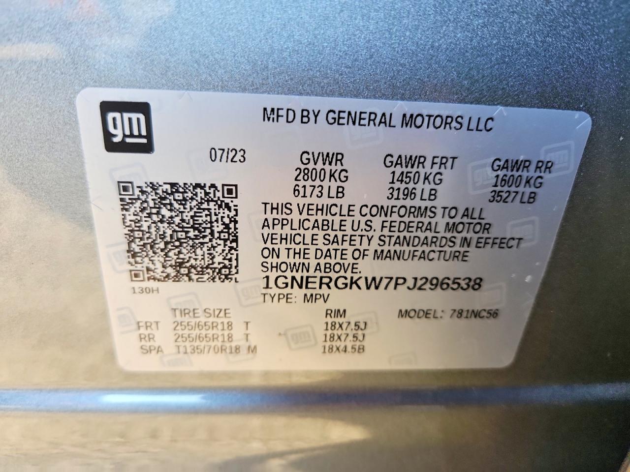 2023 CHEVROLET TRAVERSE LT photo 13