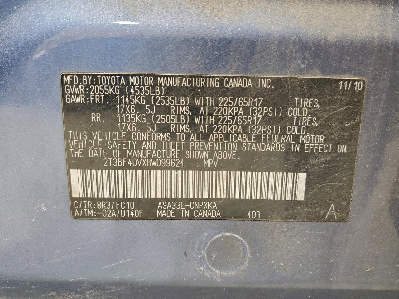 2011 TOYOTA RAV4 photo 25