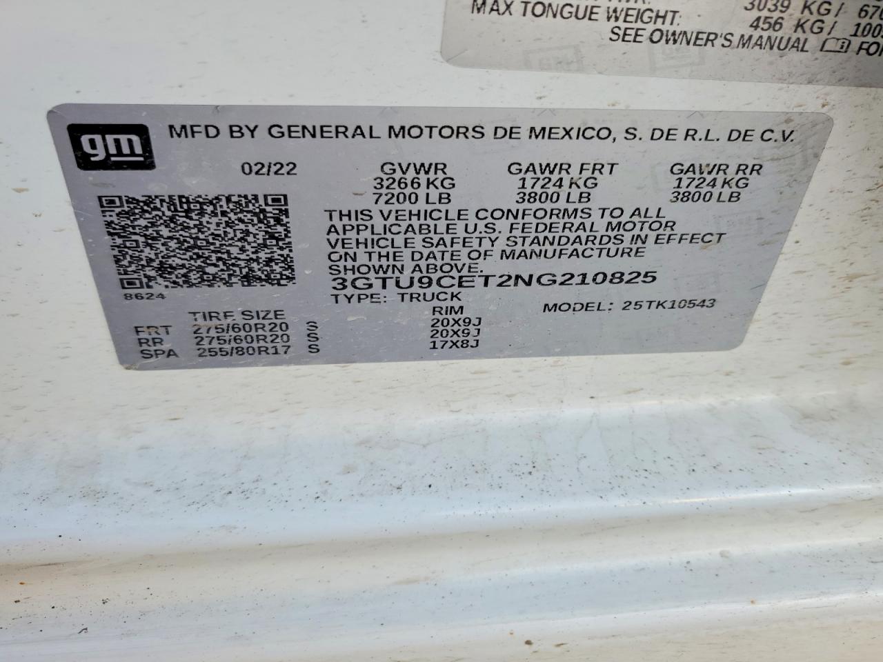 2022 GMC SIERRA LIMITED K1500 ELEVATION photo 12