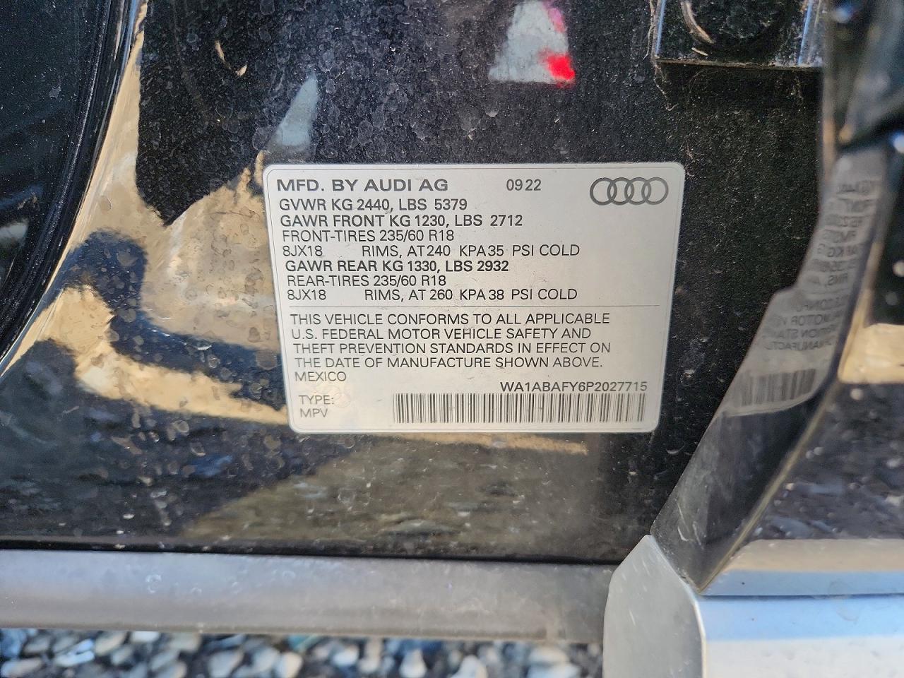 2023 AUDI Q5 PREMIUM 40 photo 25