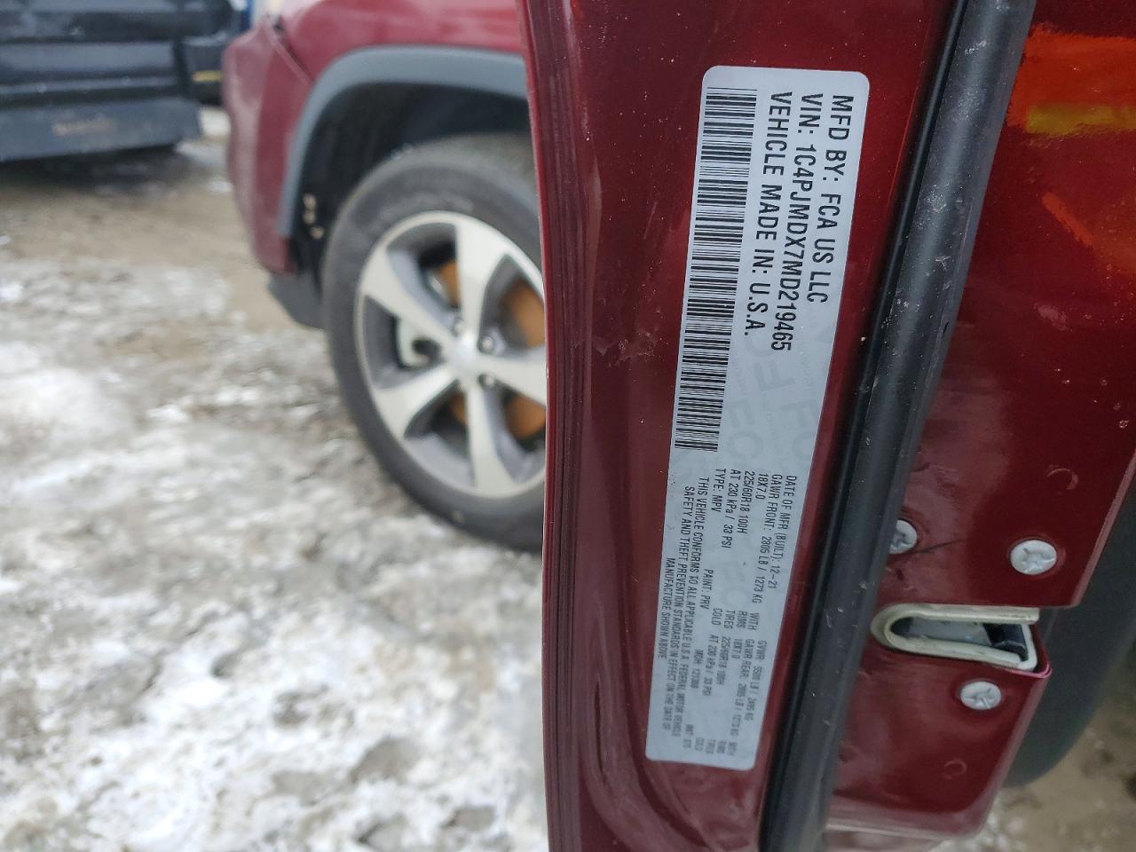2021 JEEP CHEROKEE LIMITED photo 27