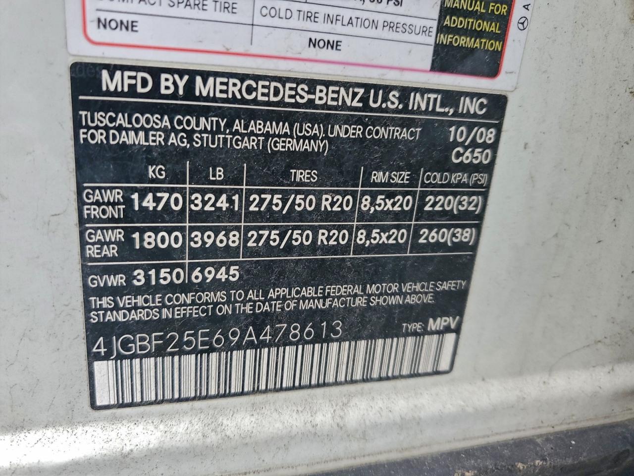 2009 MERCEDES-BENZ GL photo 25