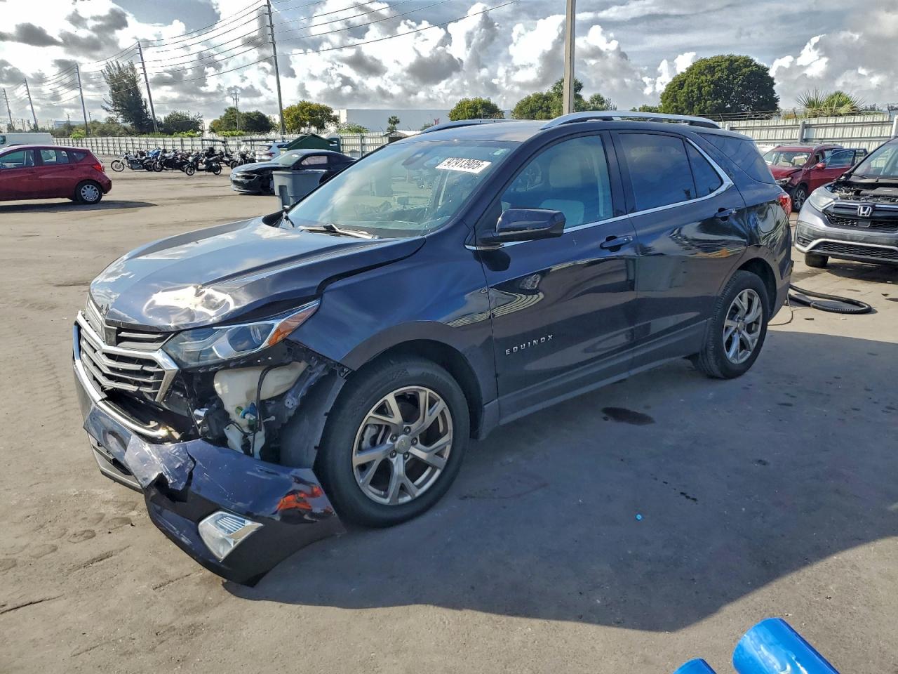 2020 CHEVROLET EQUINOX LT — FRONT END damage — photo 1