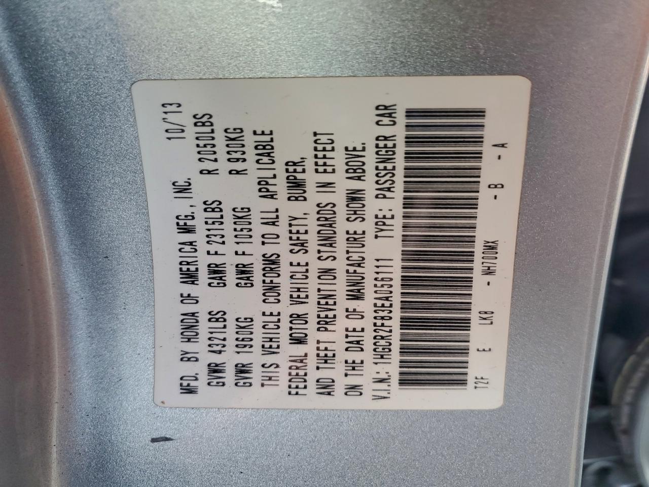 2014 HONDA ACCORD EXL photo 34