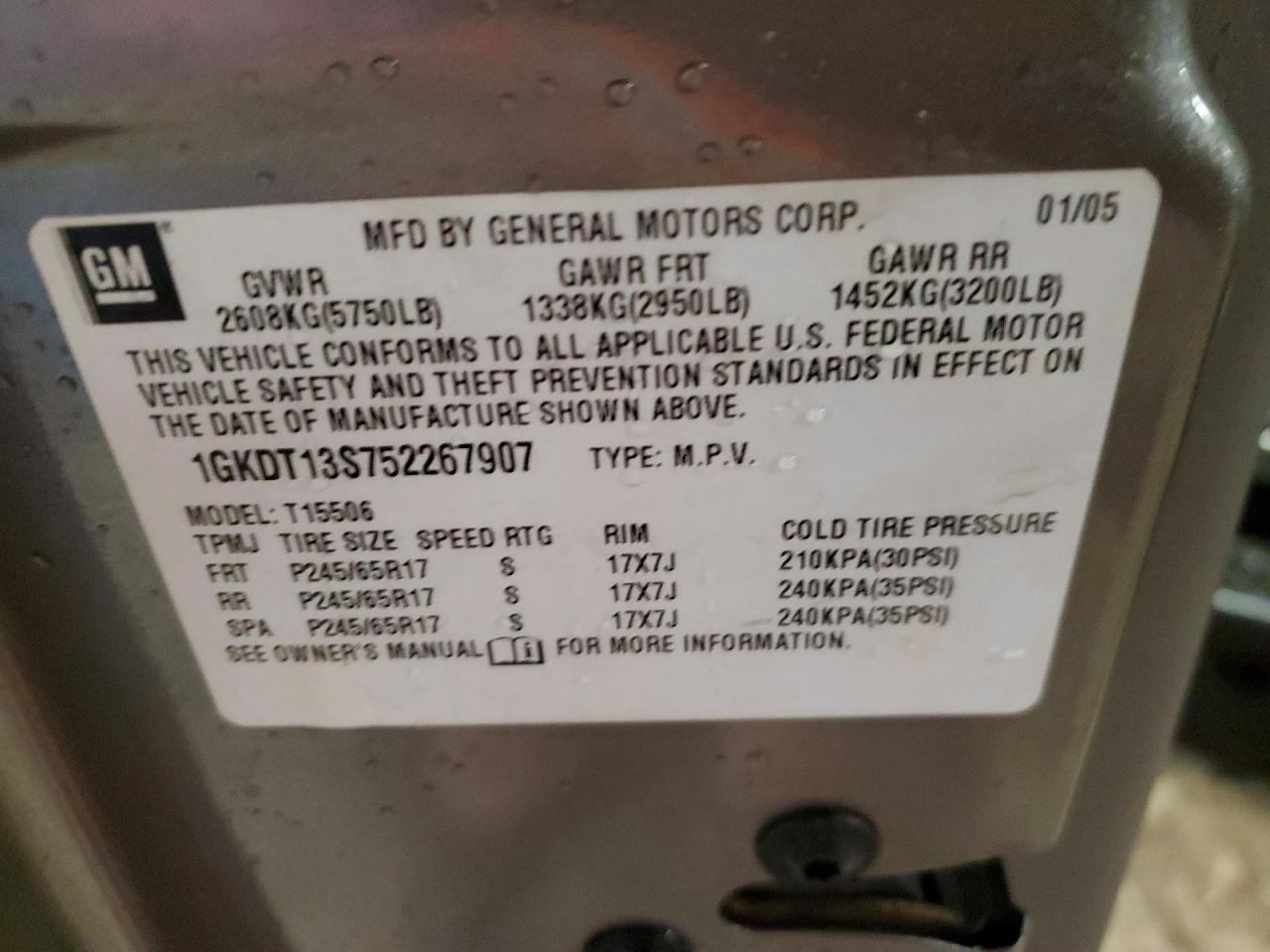2005 GMC ENVOY photo 14