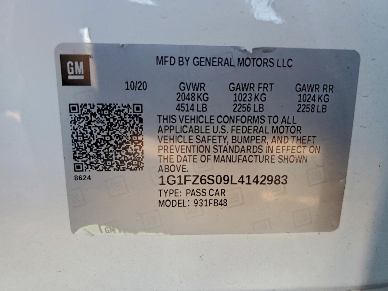 2020 CHEVROLET BOLT EV PREMIER photo 12
