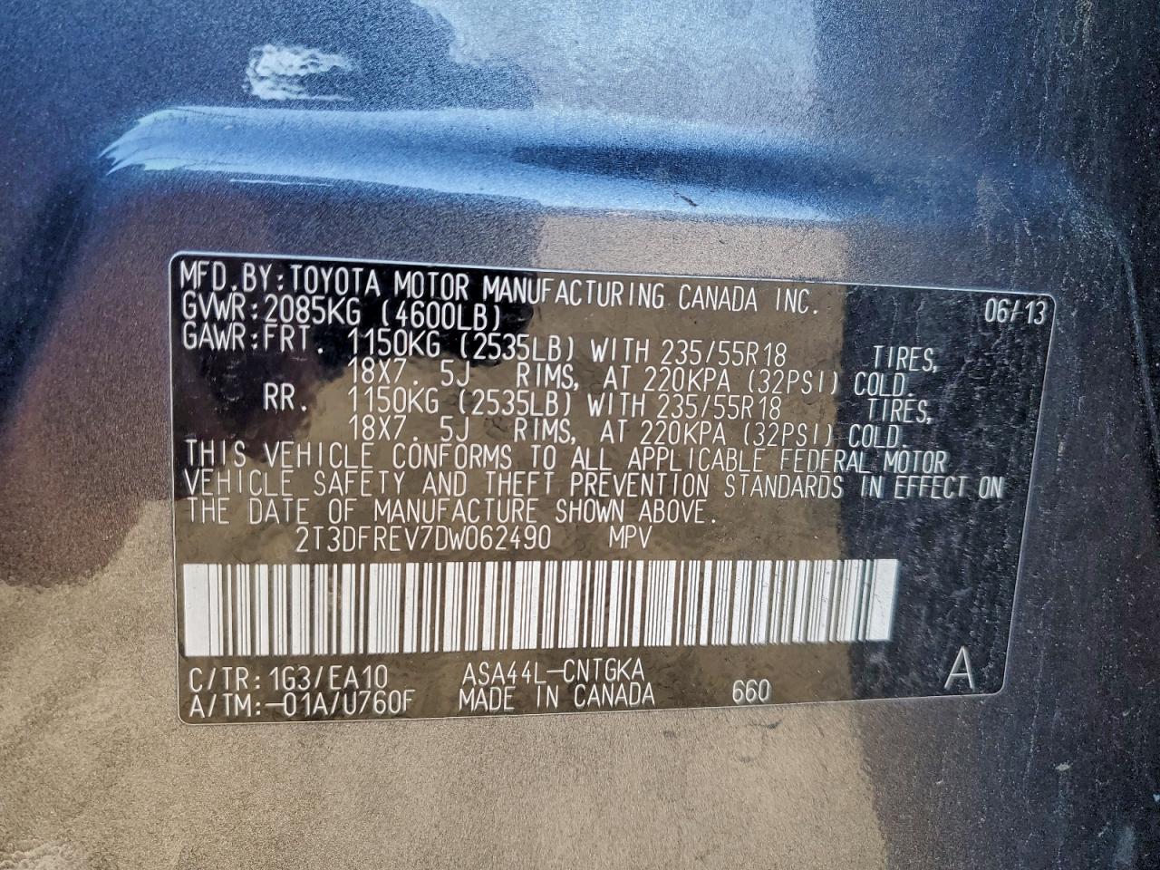 2013 TOYOTA RAV4 LIMITED photo 25