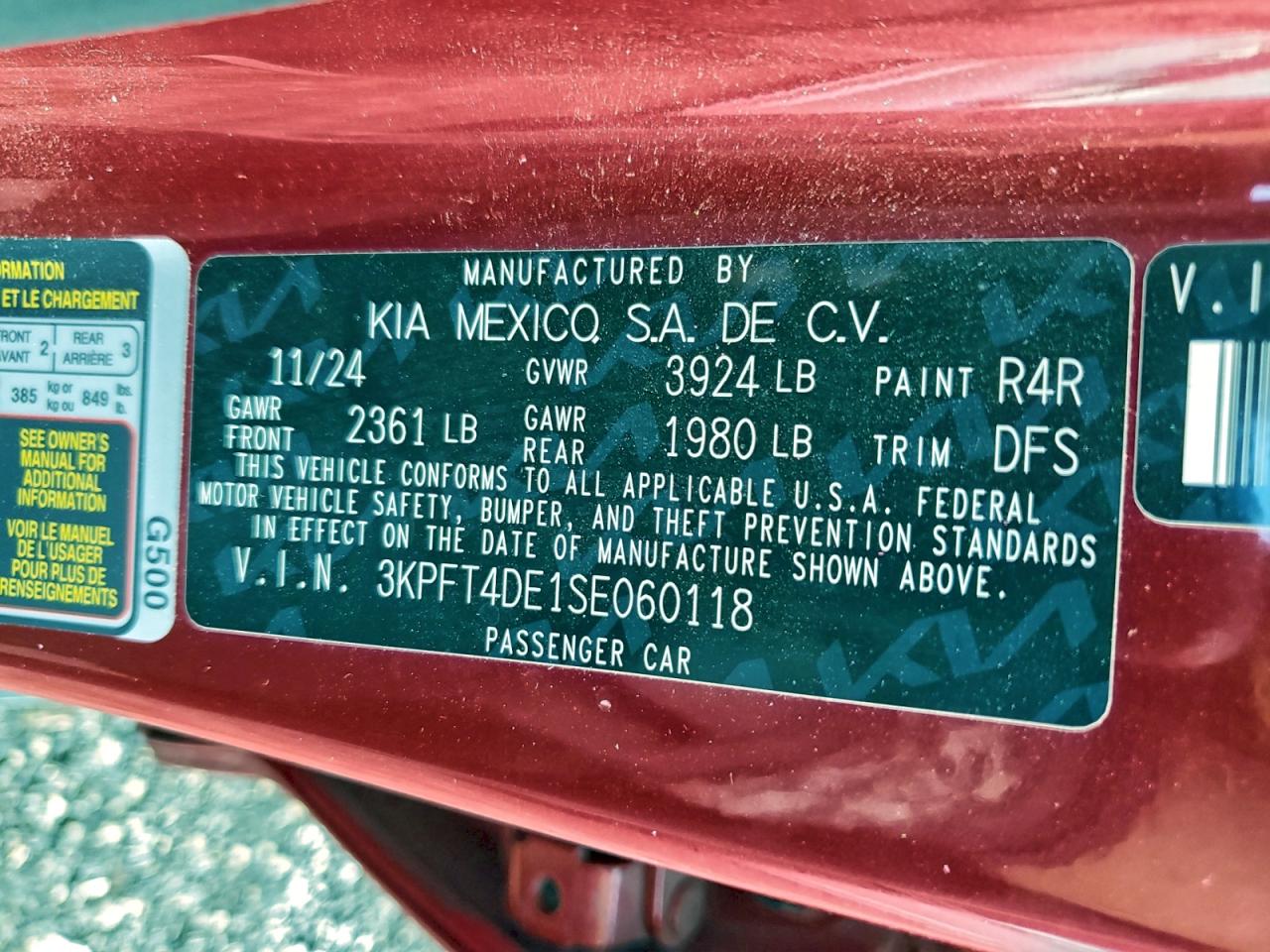2025 KIA K4 LX photo 23