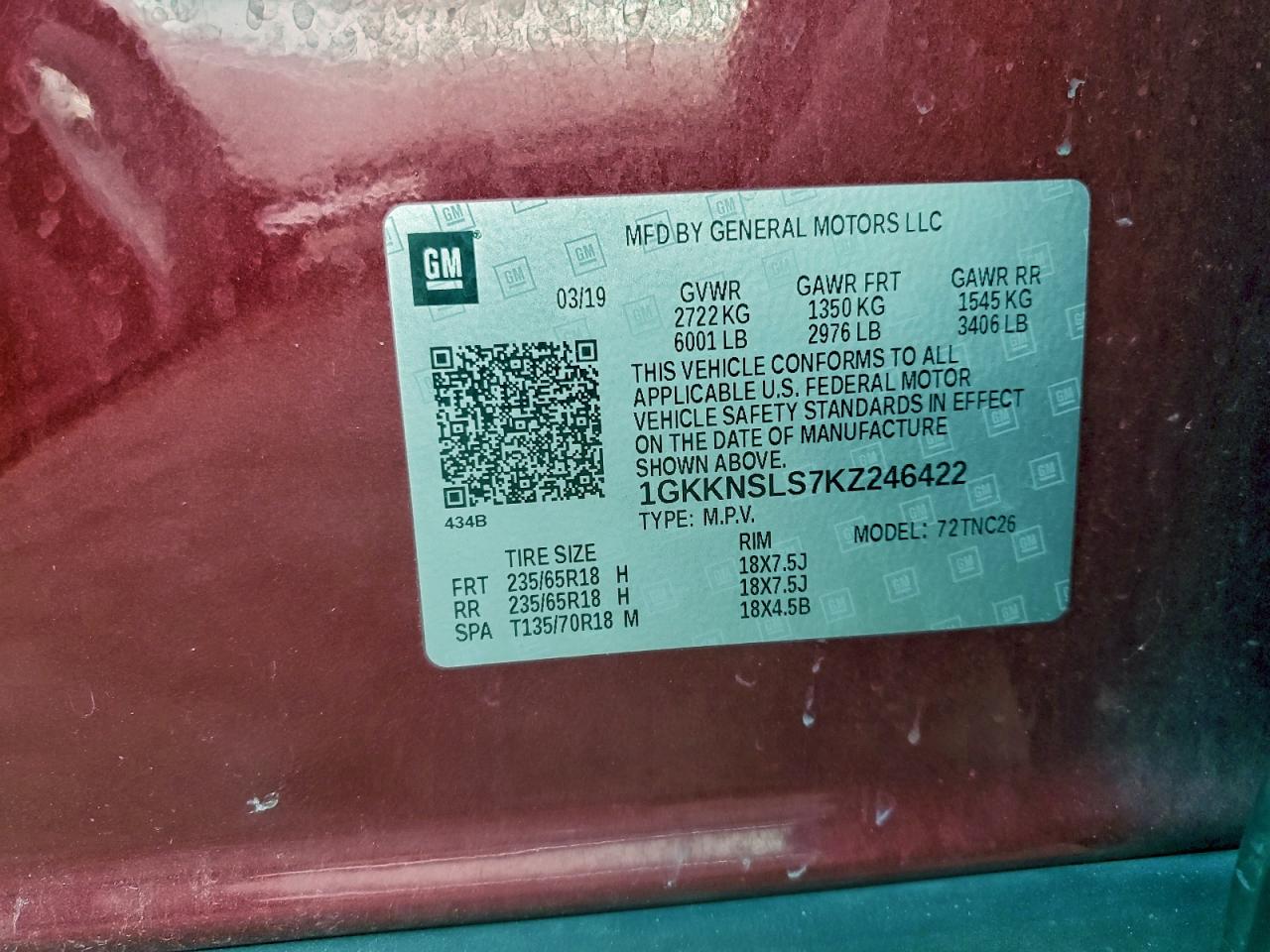 2019 GMC ACADIA SLE photo 25