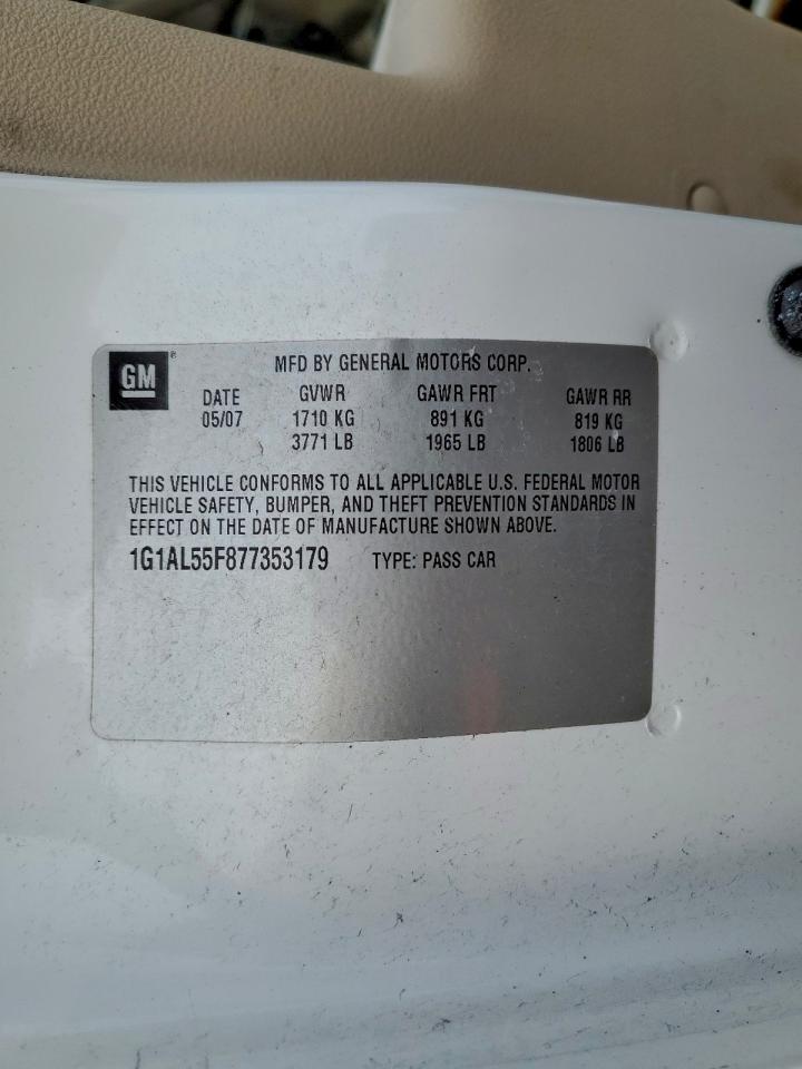 2007 CHEVROLET COBALT LT photo 12