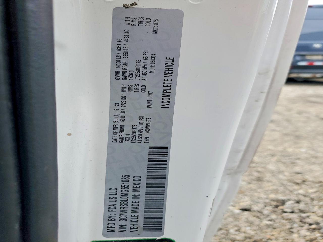 2021 RAM 3500 TRUCK CAB AND CHASSIS photo 45