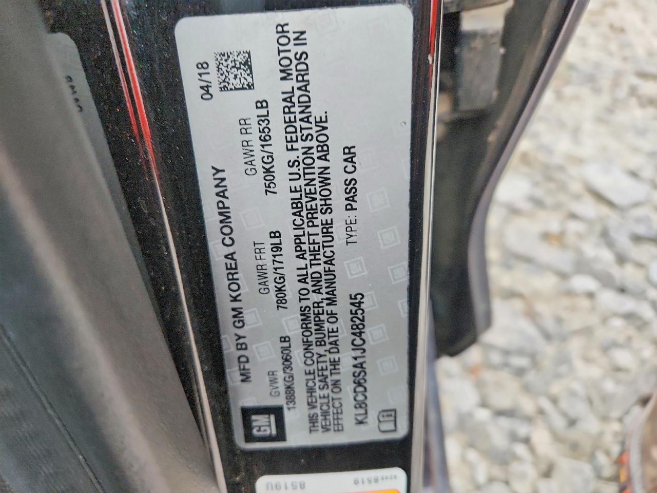 2018 CHEVROLET SPARK 1LT photo 23