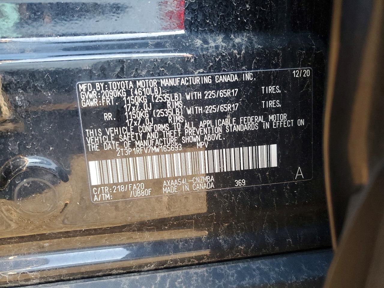 2021 TOYOTA RAV4 XLE photo 13