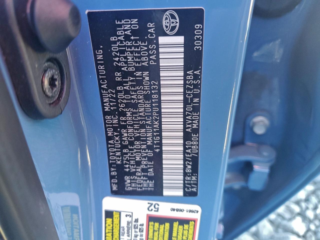 2023 TOYOTA CAMRY SE NIGHT SHADE photo 34