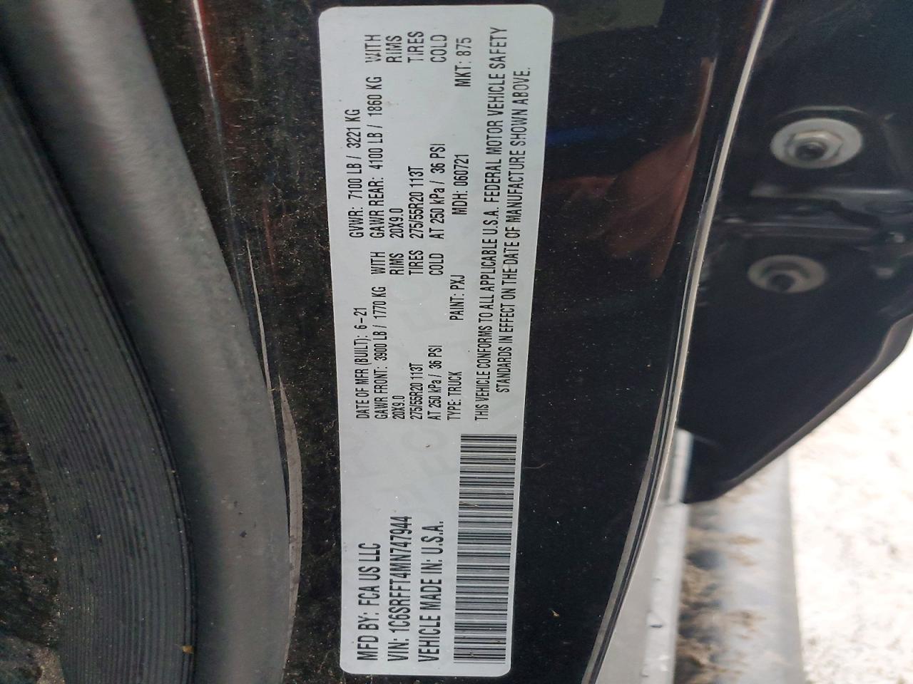 2021 RAM 1500 BIG HORN/LONE STAR photo 13