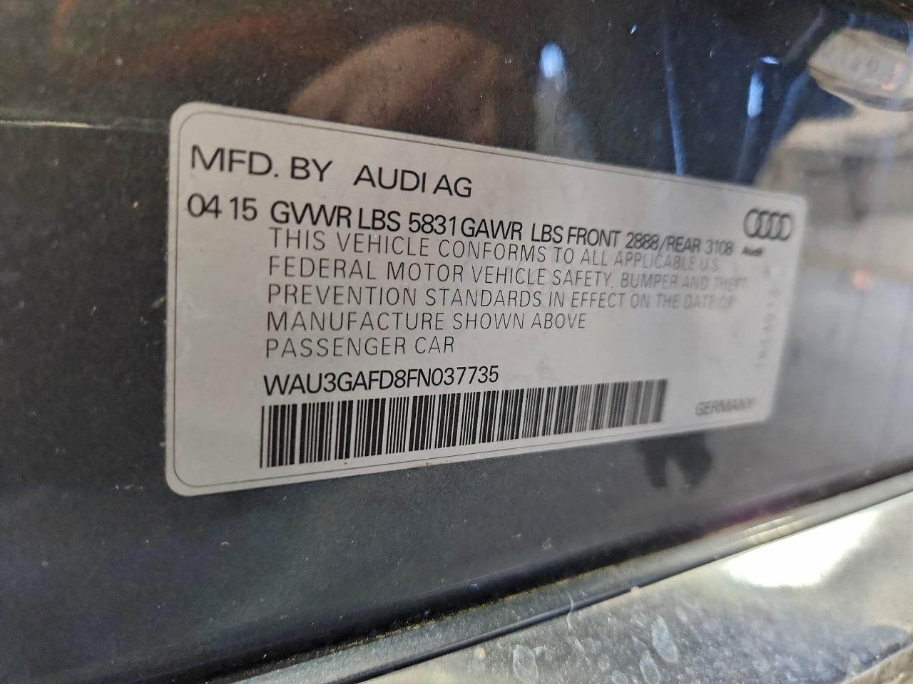 2015 AUDI A8 L QUATTRO photo 23