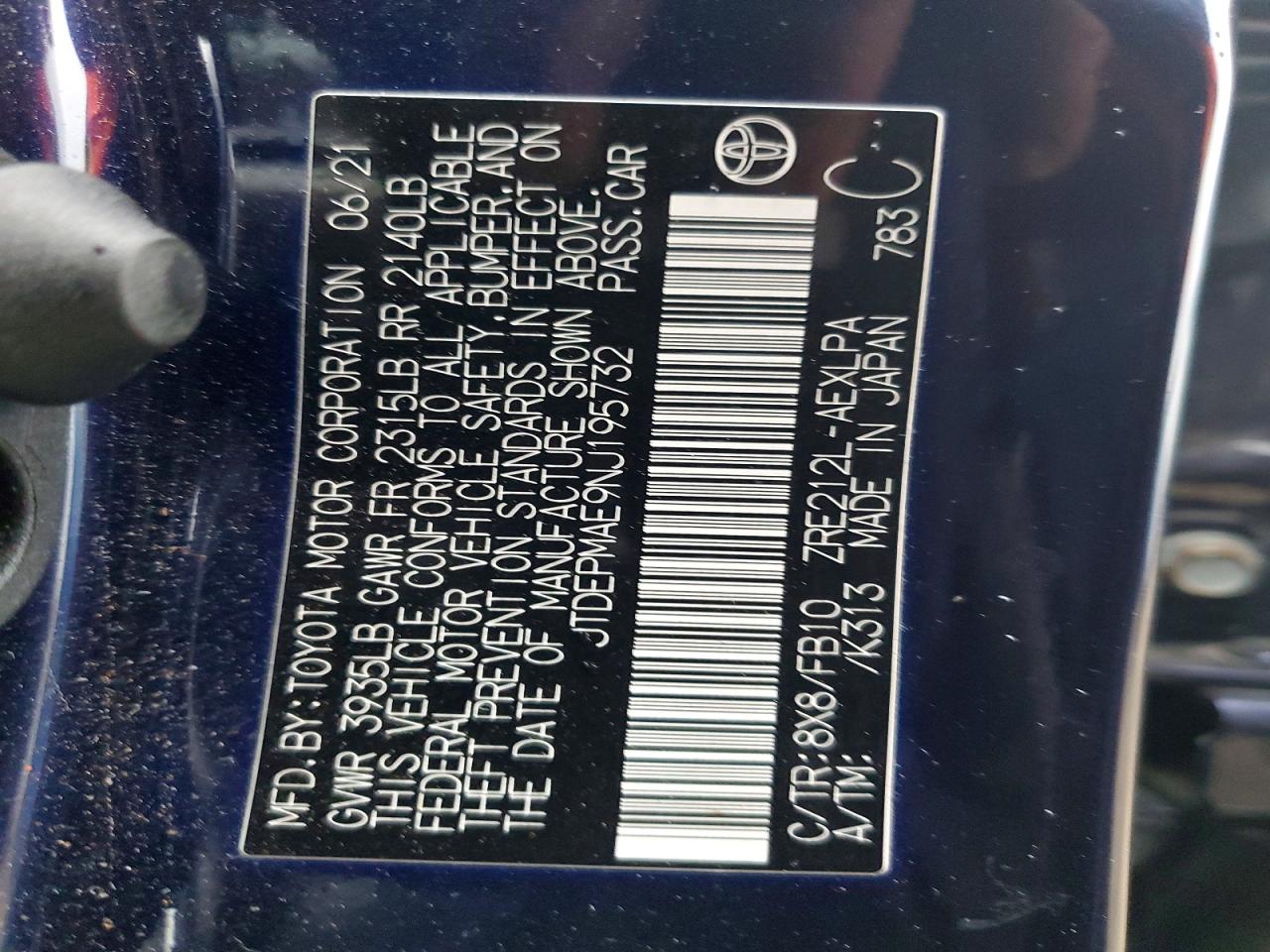 2022 TOYOTA COROLLA LE photo 25