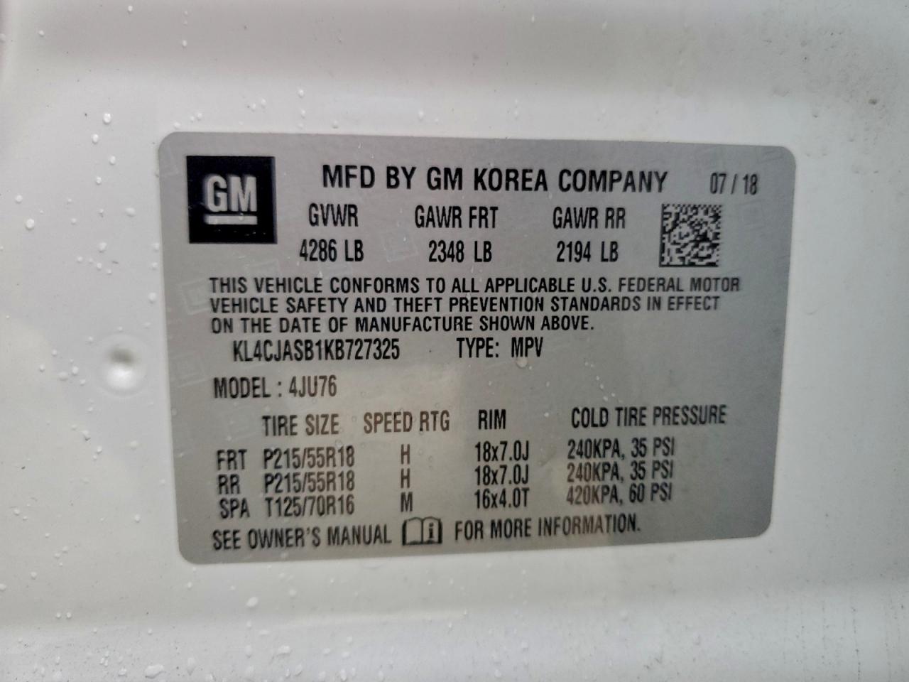 2019 BUICK ENCORE PREFERRED photo 27
