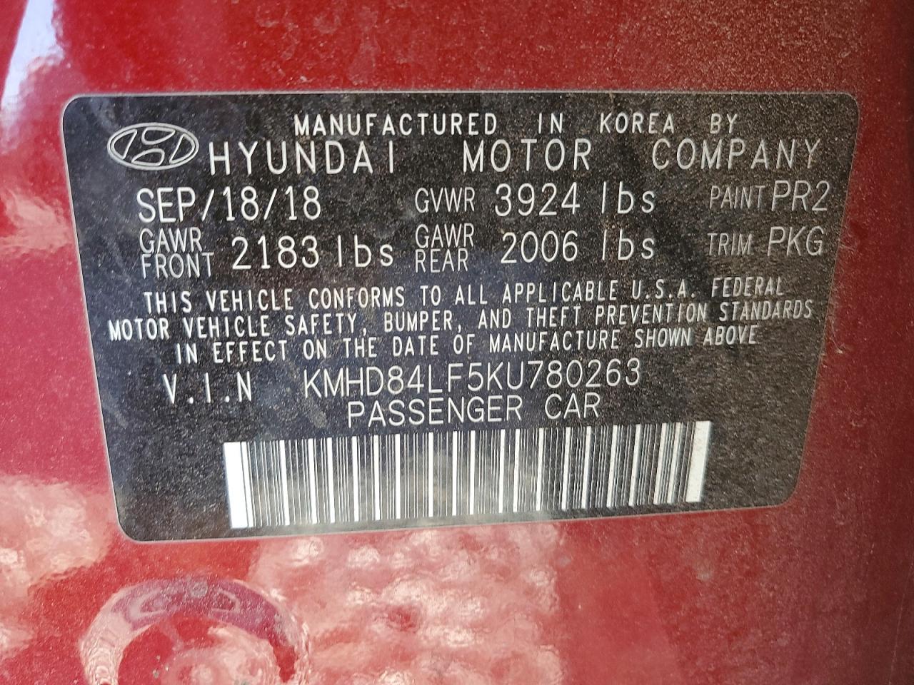 2019 HYUNDAI ELANTRA SEL photo 23