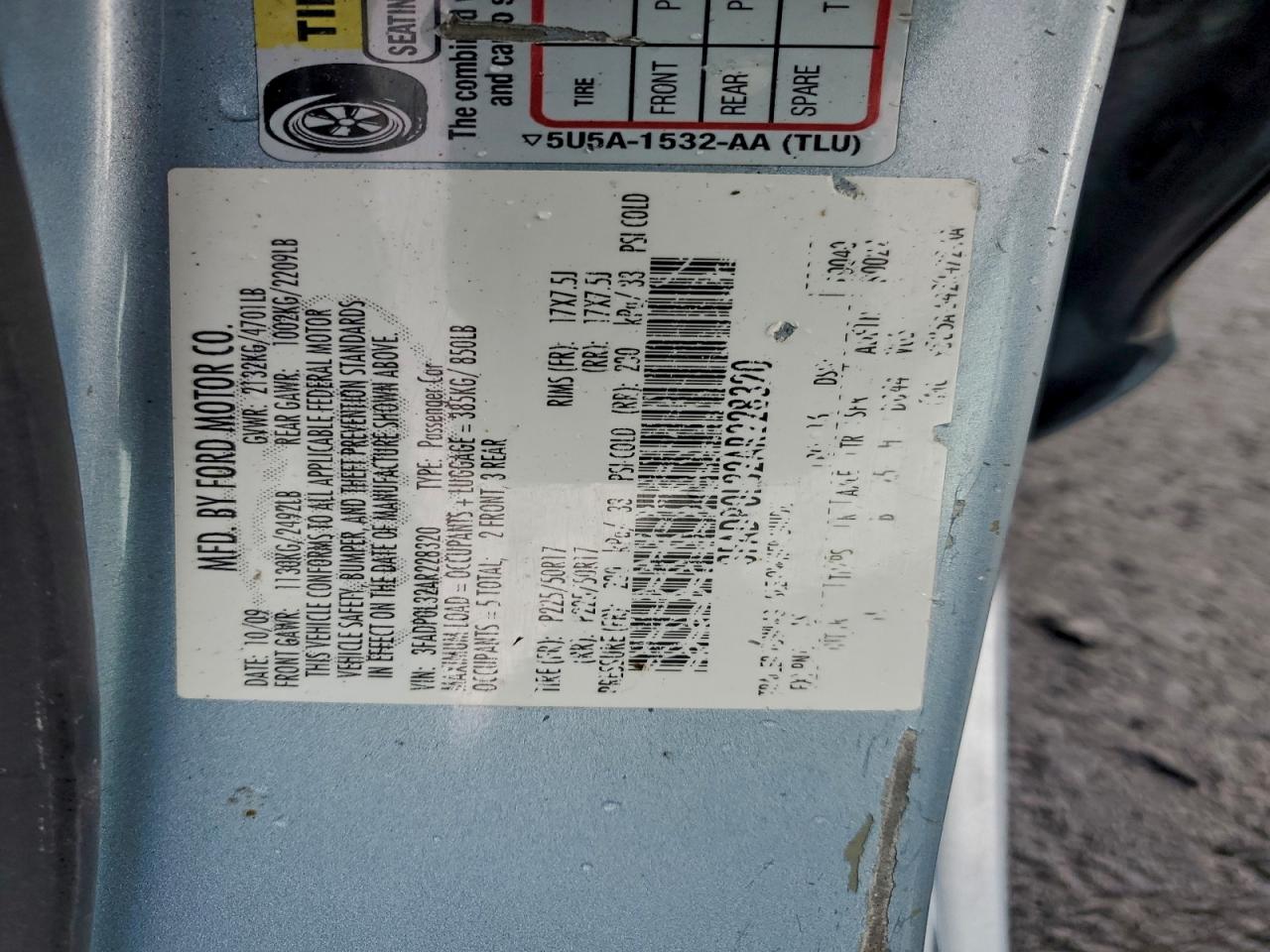 2010 FORD FUSION HYBRID photo 23