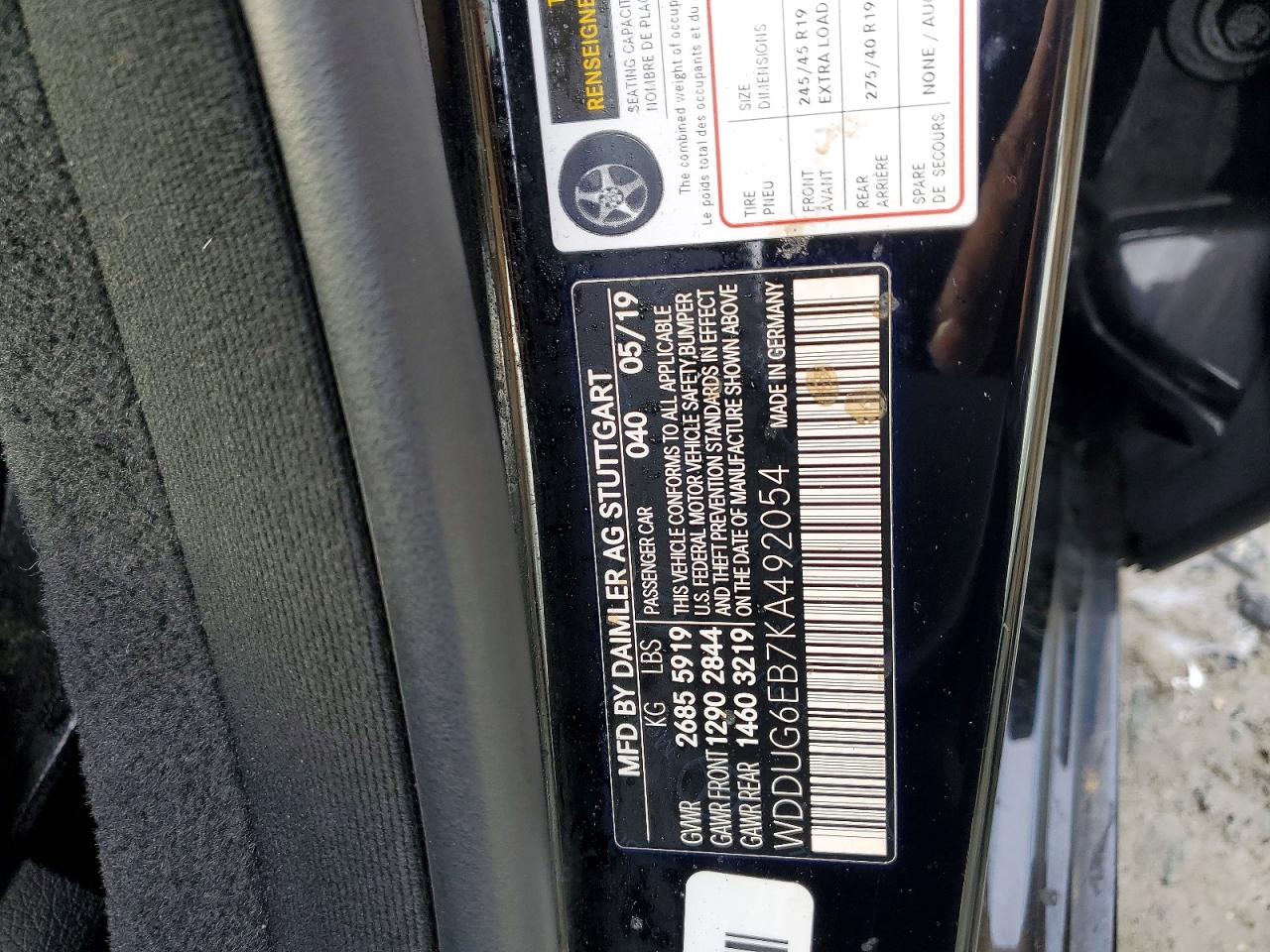 2019 MERCEDES-BENZ S 450 4MATIC photo 34