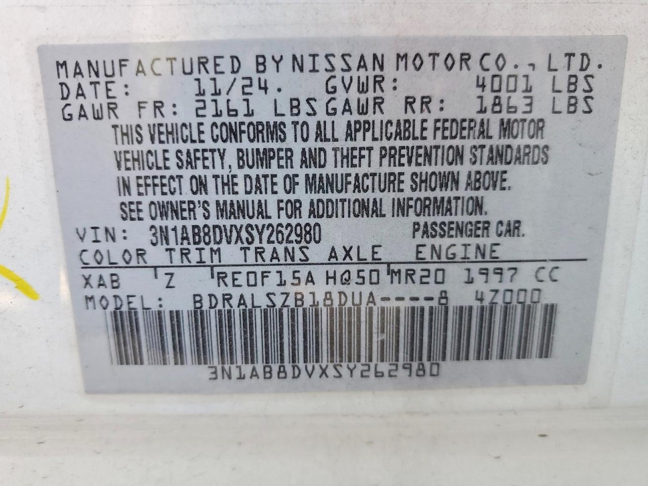 2025 NISSAN SENTRA SR photo 23