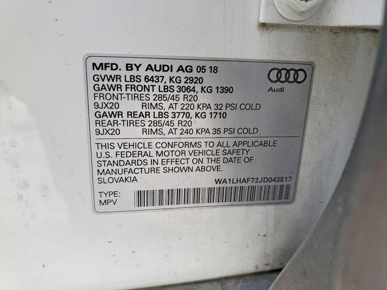 2018 AUDI Q7 PREMIUM PLUS photo 27