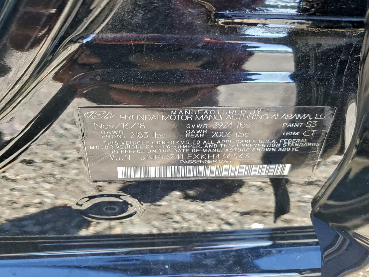 2019 HYUNDAI ELANTRA SE photo 23