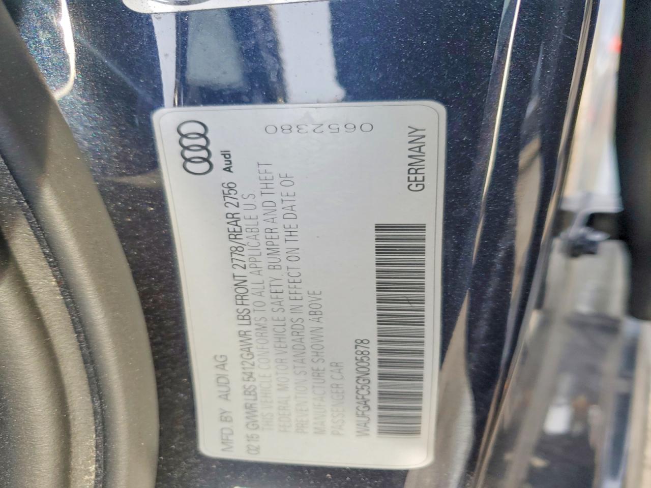 2016 AUDI A6 PREMIUM PLUS photo 49