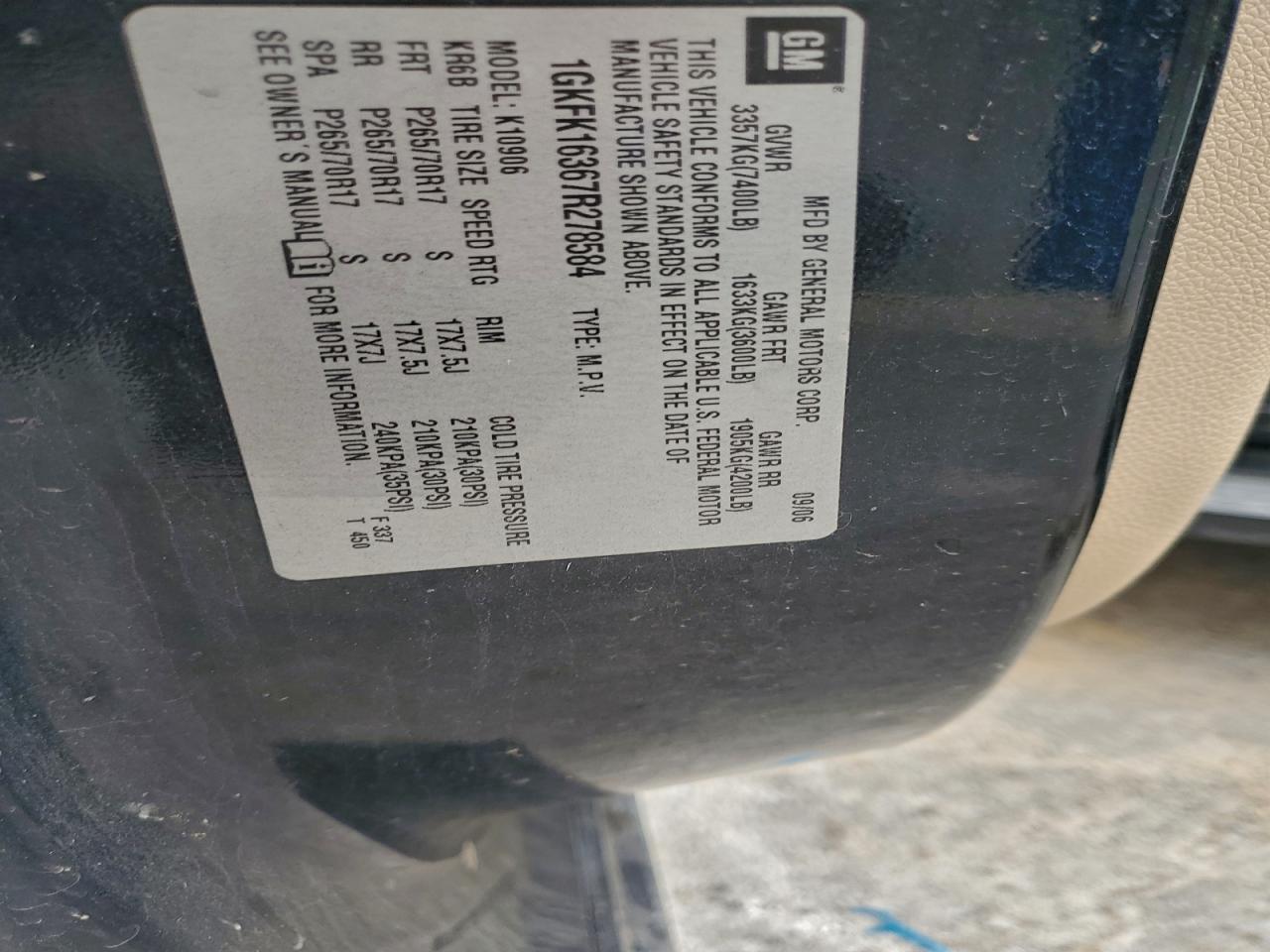 2007 GMC YUKON XL K1500 photo 25