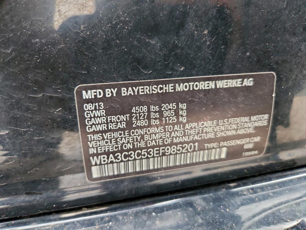 2014 BMW 320 I XDRIVE photo 23