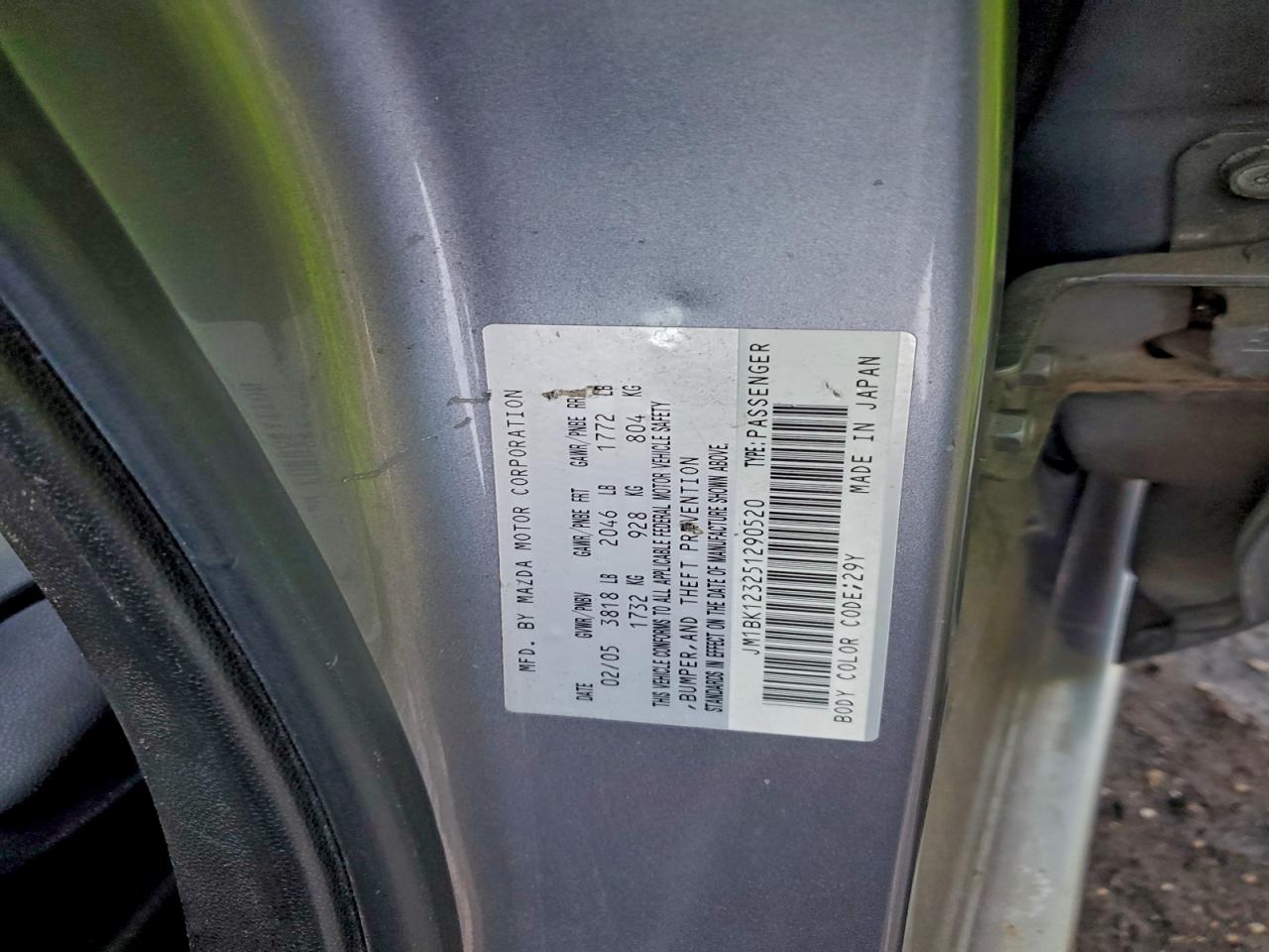 2005 MAZDA 3 S photo 23