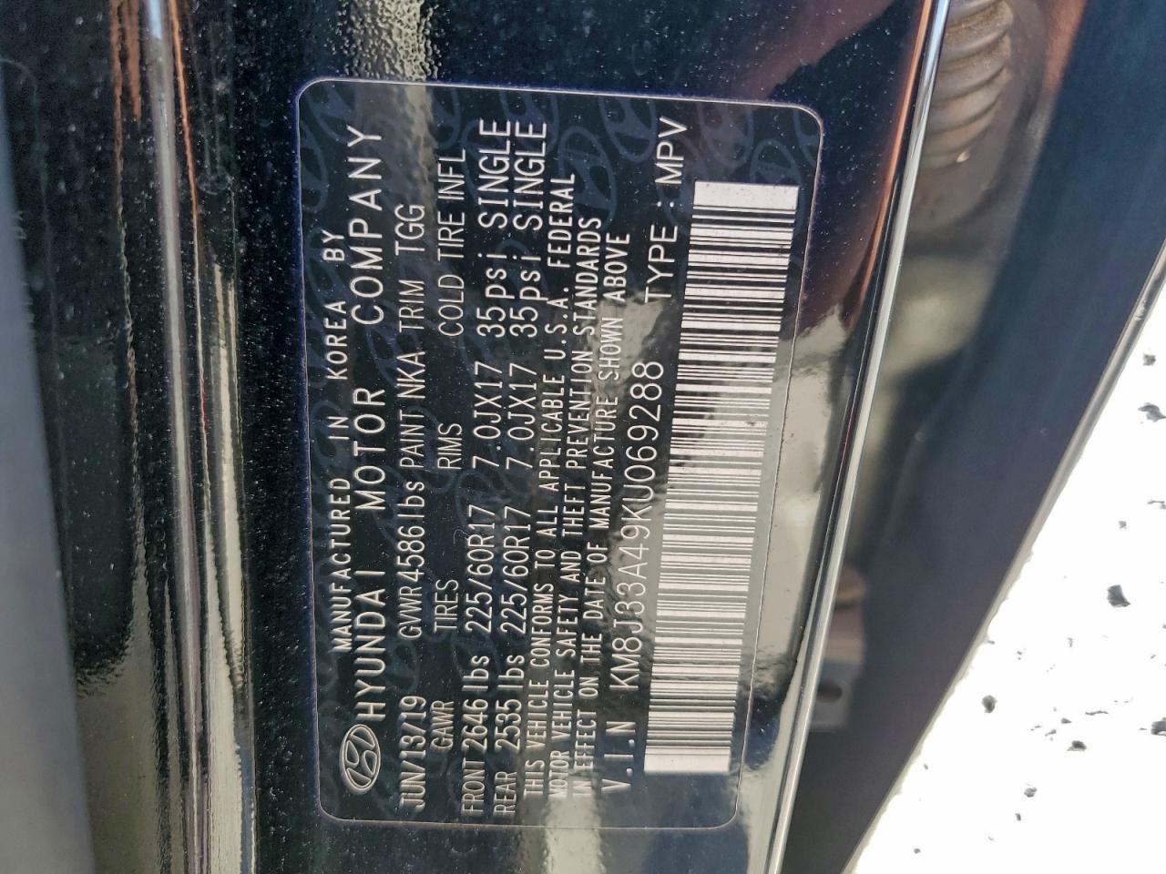 2019 HYUNDAI TUCSON LIMITED photo 13