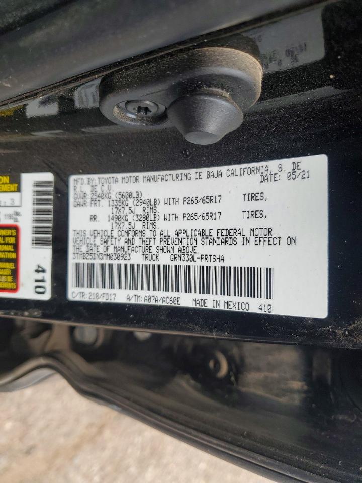 2021 TOYOTA TACOMA TRD SPORT photo 23