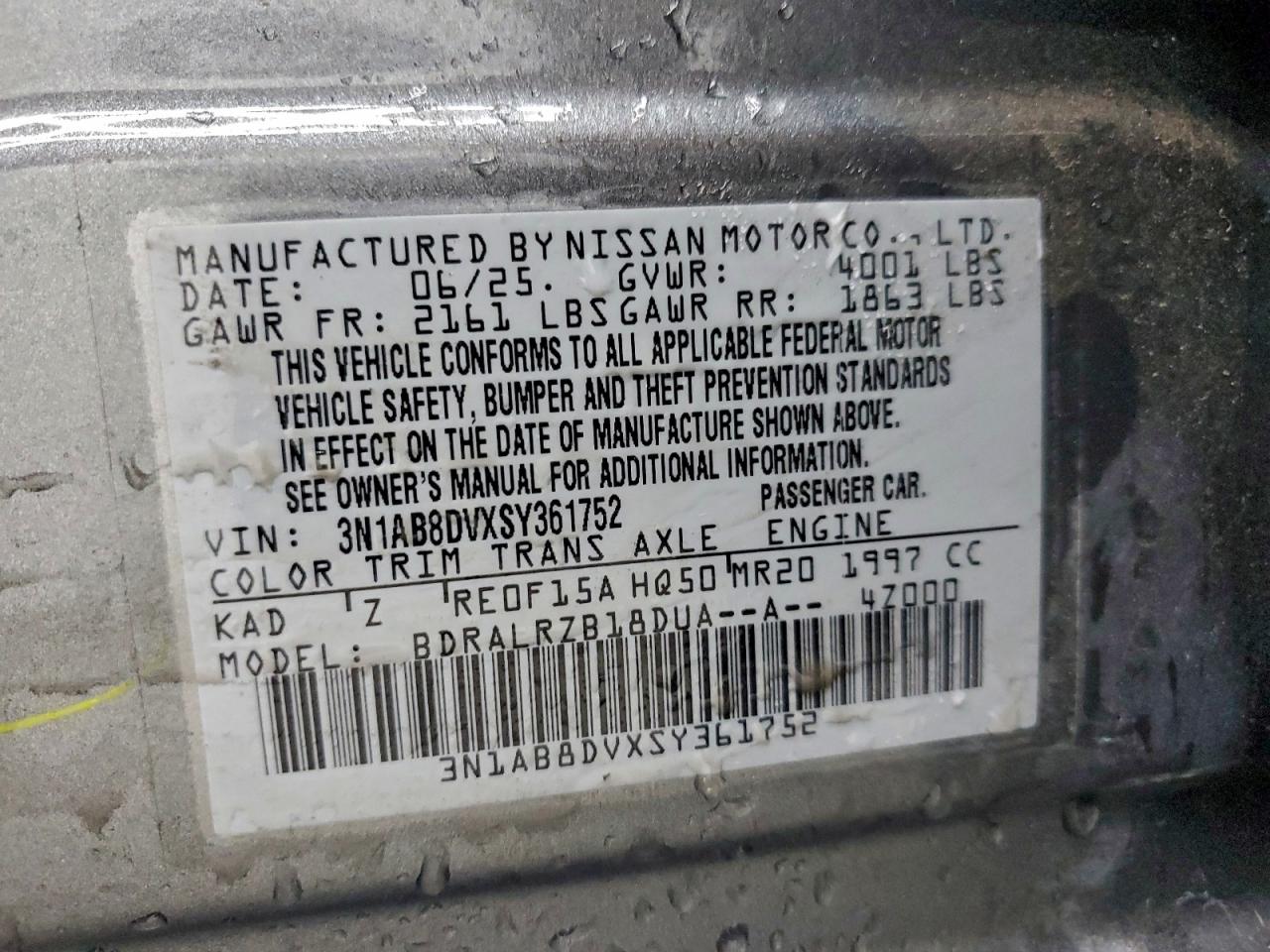 2025 NISSAN SENTRA SR photo 25
