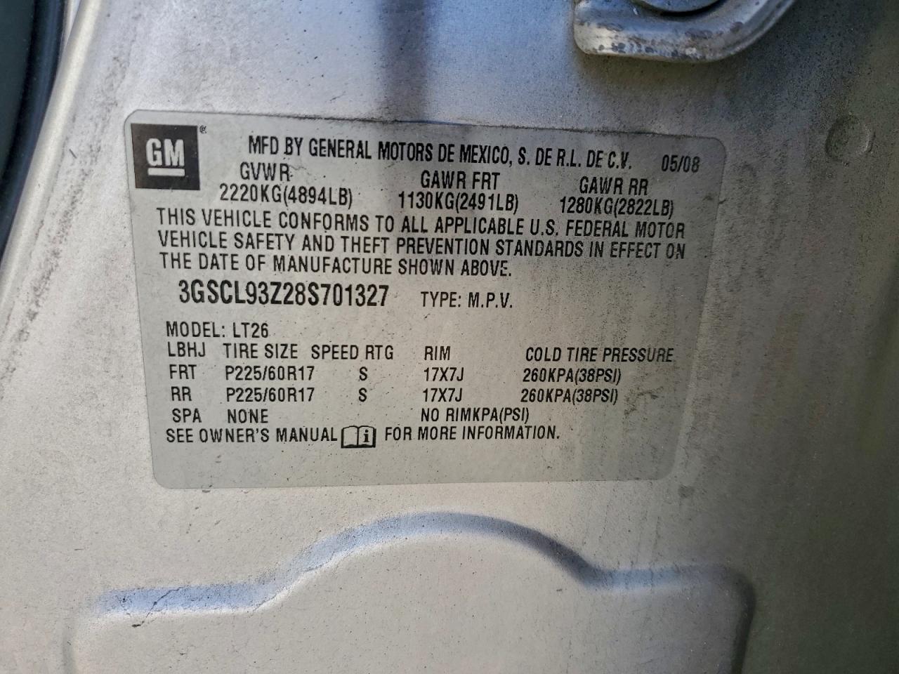 2008 SATURN VUE HYBRID photo 37