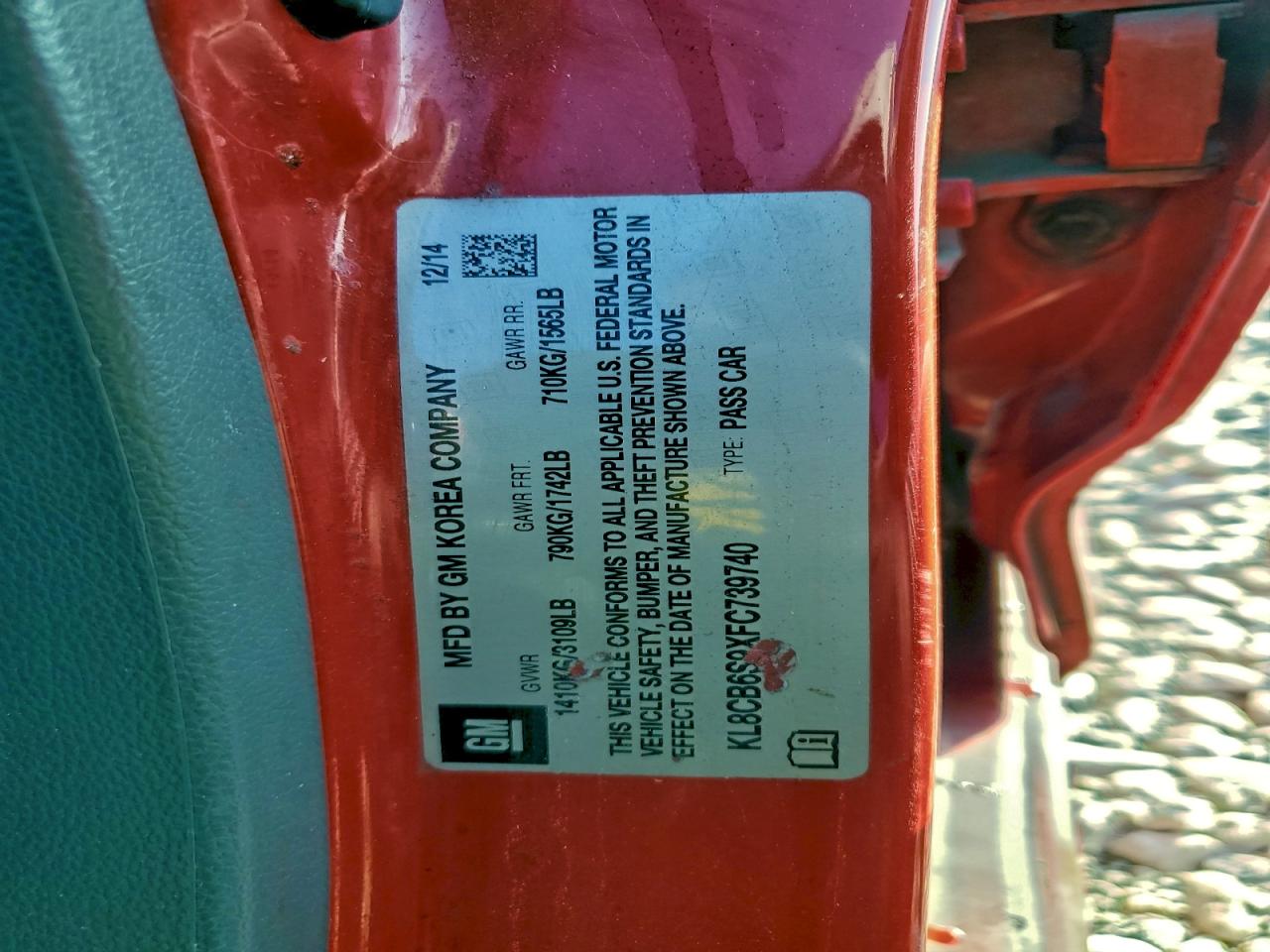 2015 CHEVROLET SPARK LS photo 25