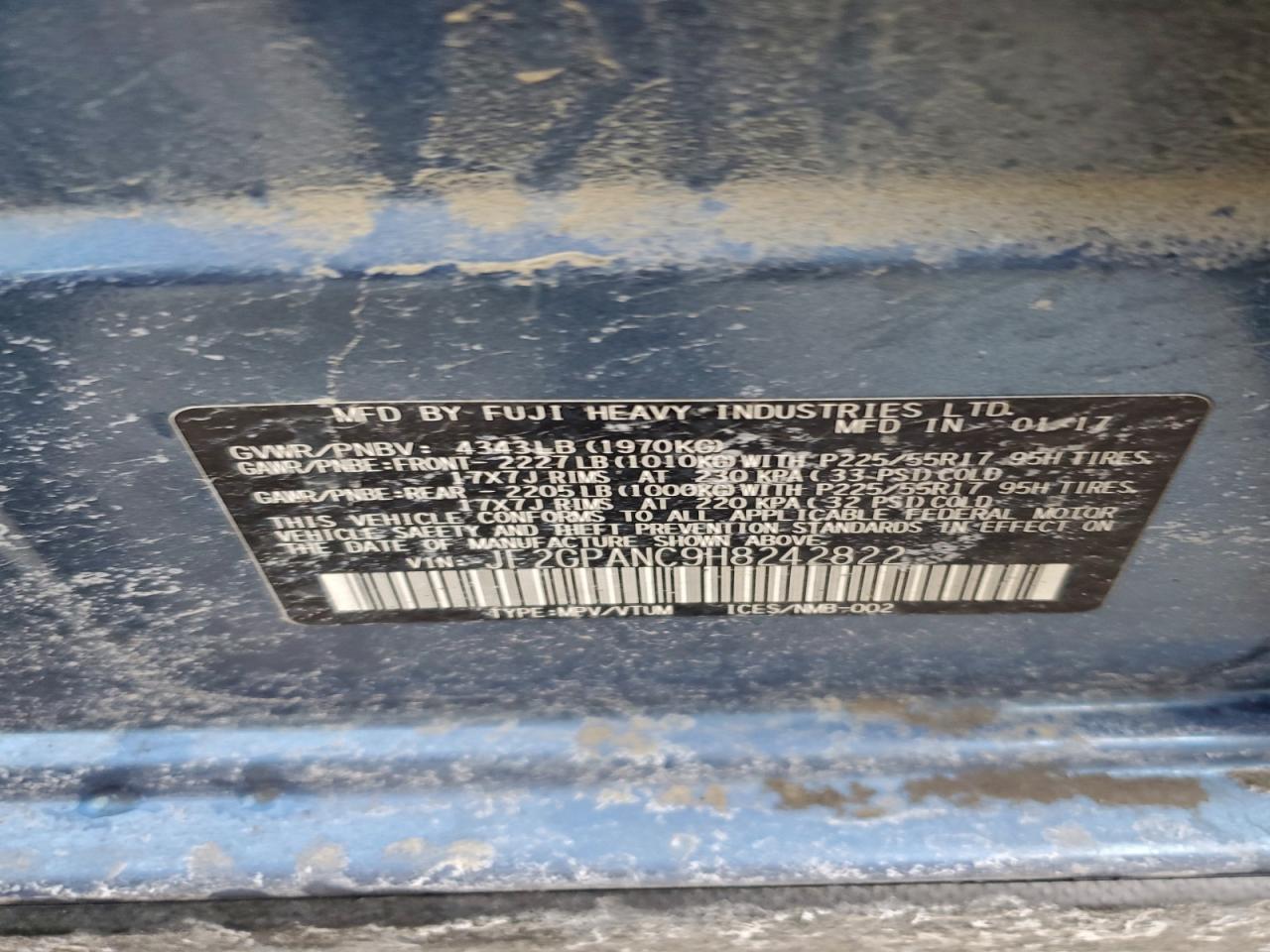 2017 SUBARU CROSSTREK LIMITED photo 25