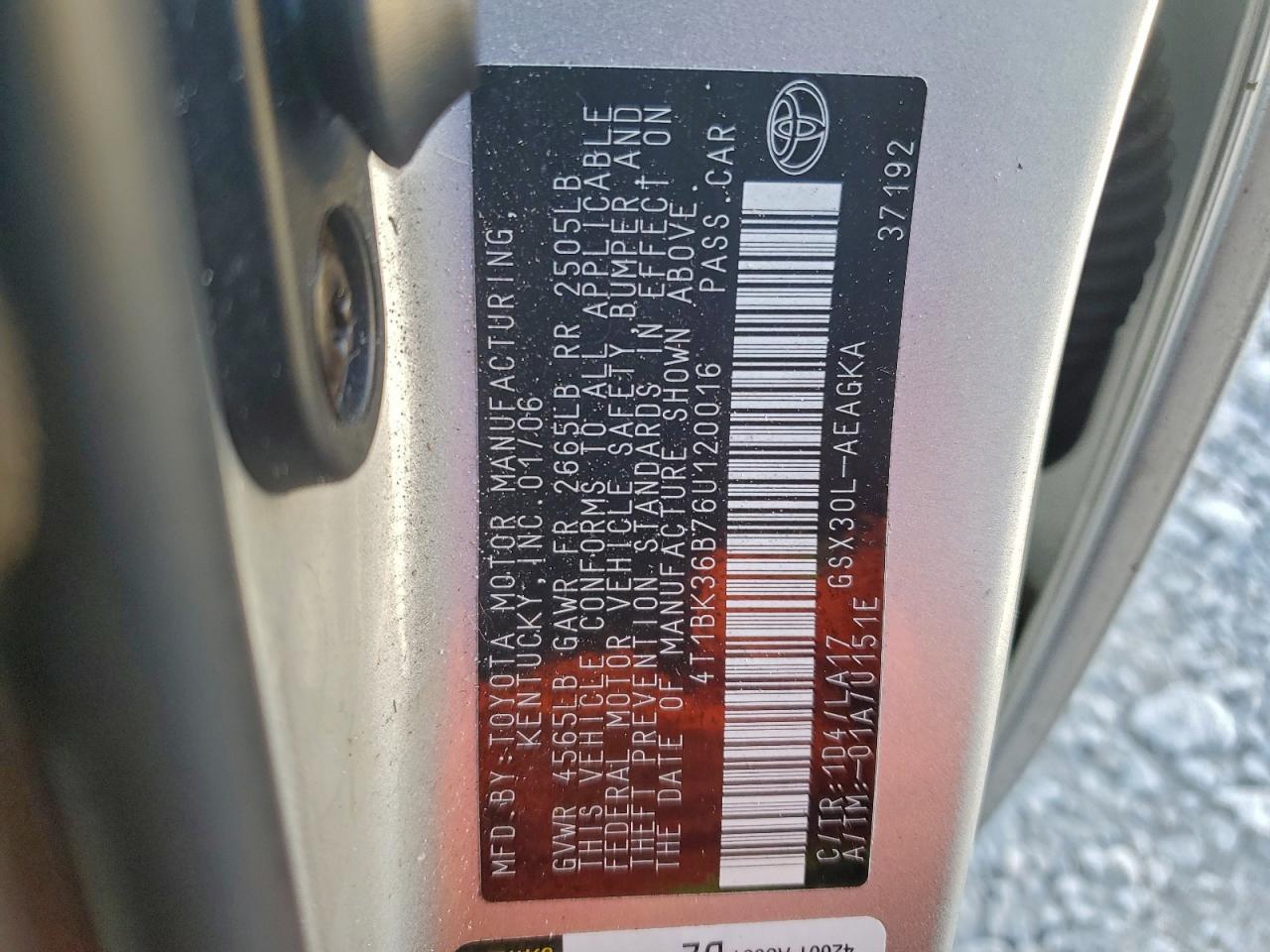 2006 TOYOTA AVALON XL photo 23