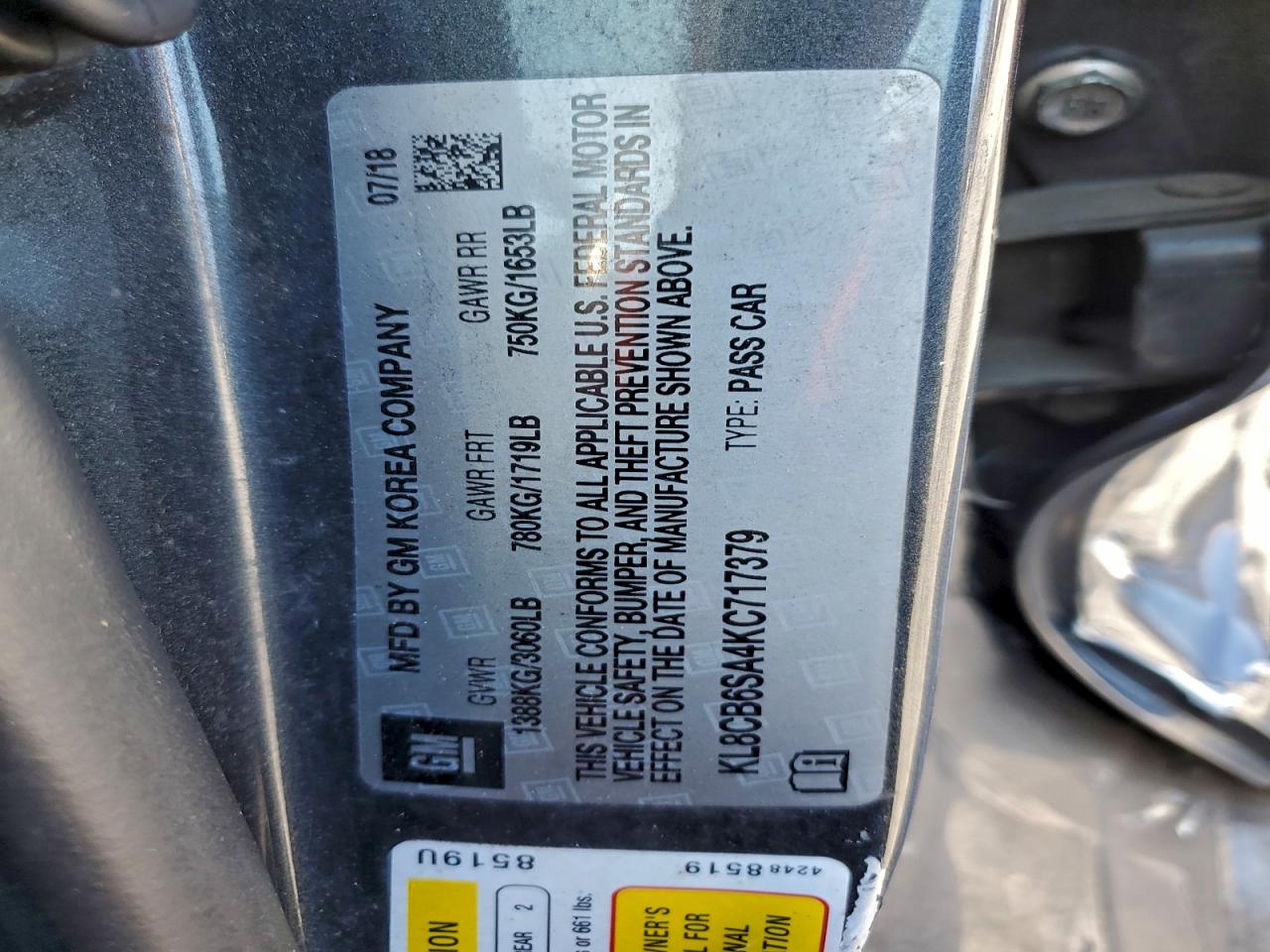 2019 CHEVROLET SPARK LS photo 23