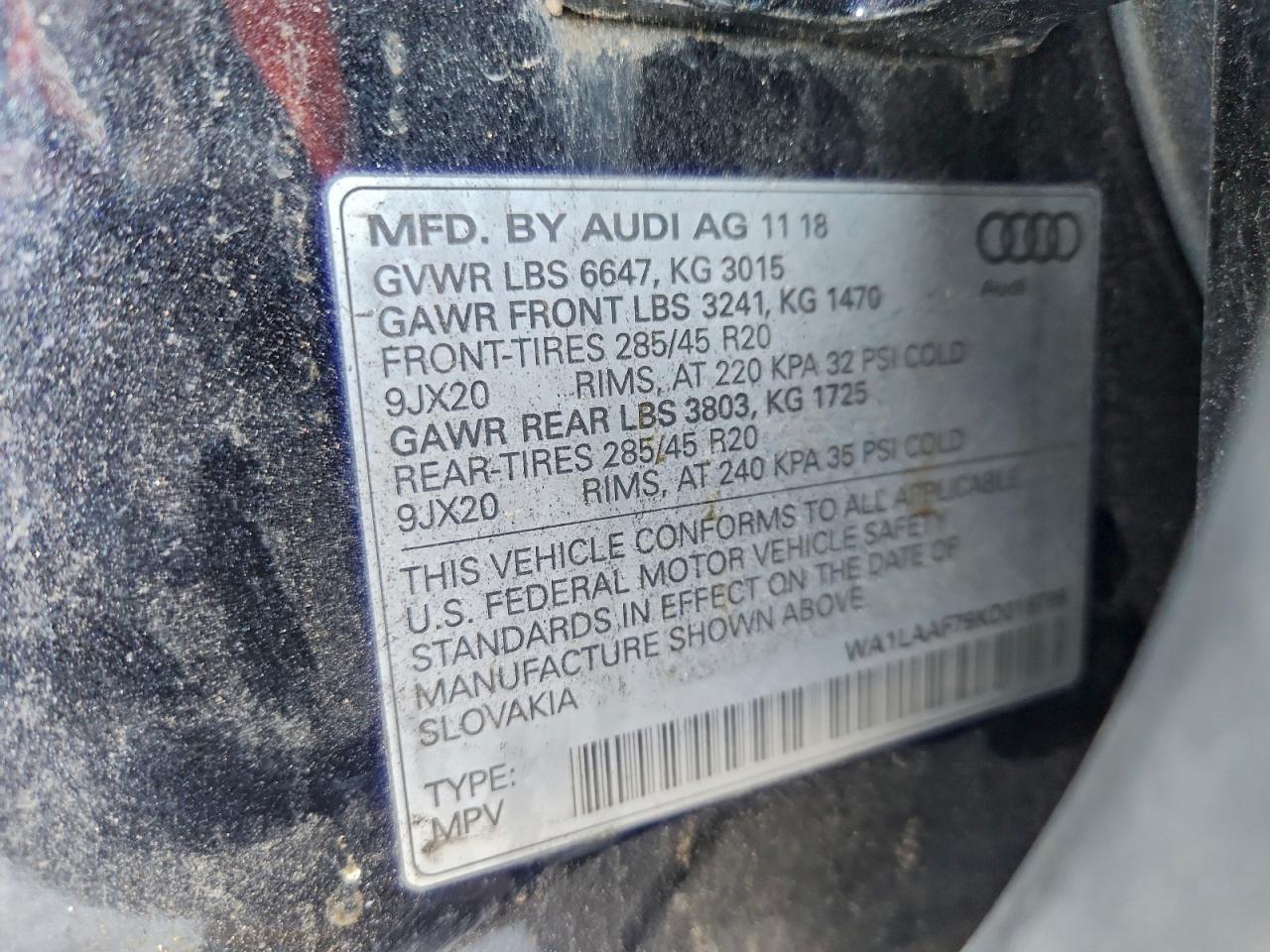 2019 AUDI Q7 PREMIUM PLUS photo 13